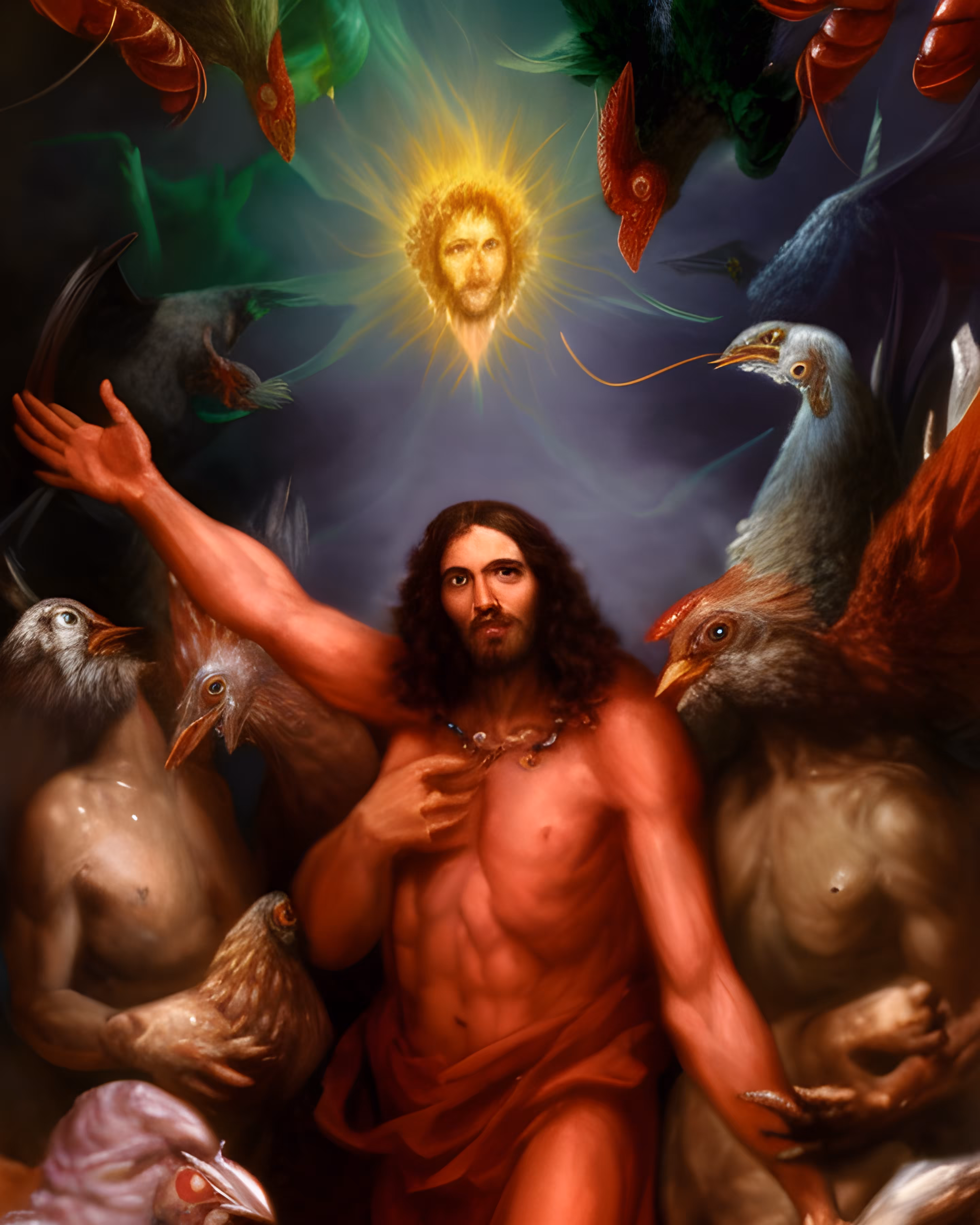 the colors freak out satan, and behind the gatekeepers, jesus attempted a coup on the CHICKEN PROPHETS 09