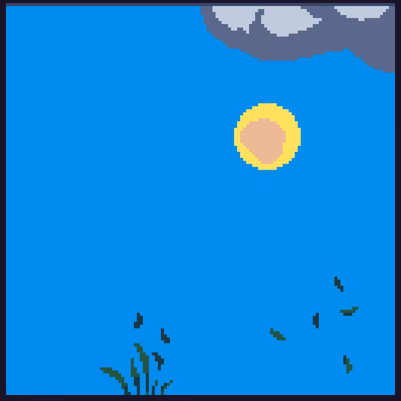 Windy Day Under Tree #13