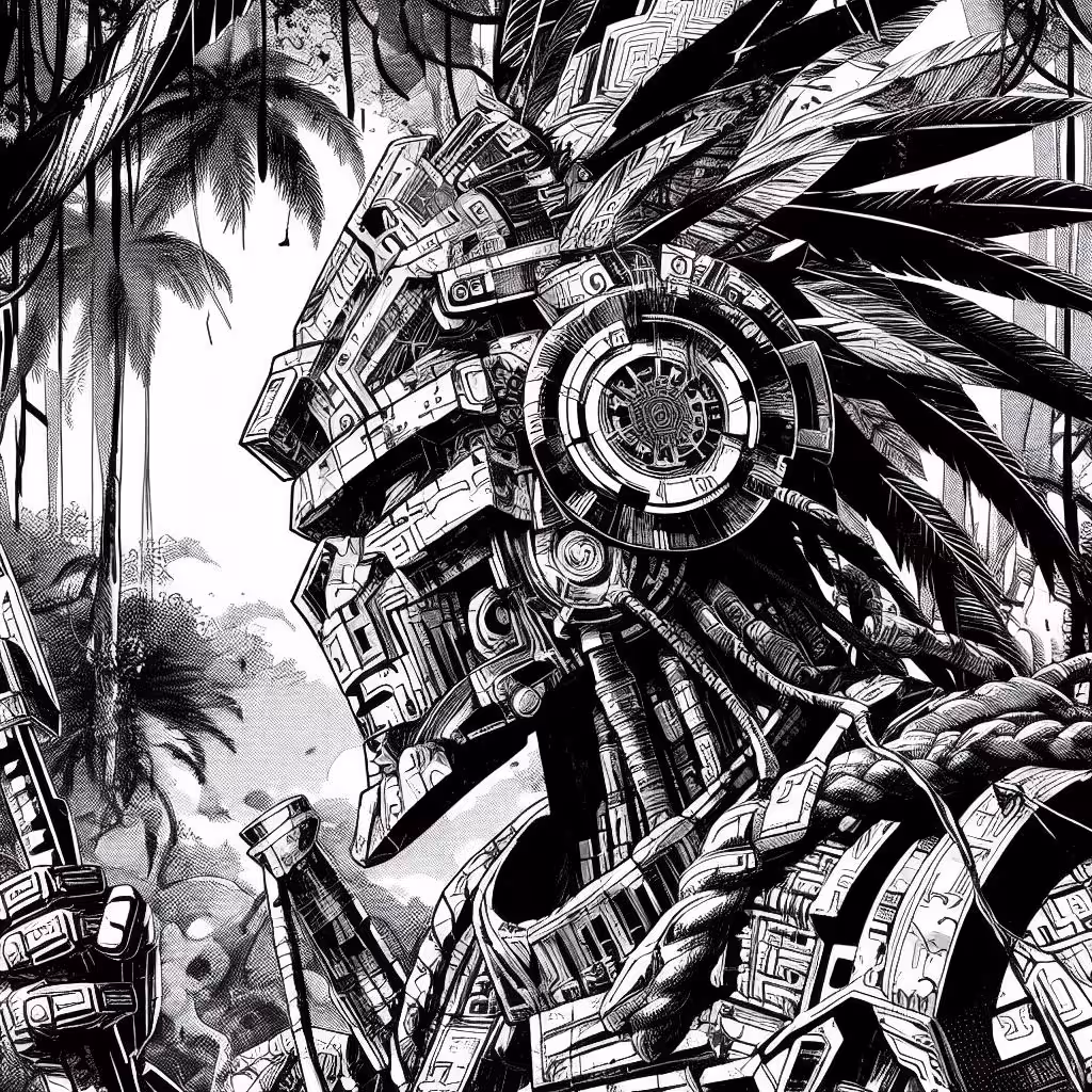 CyberAztec Gods: Aztec #8