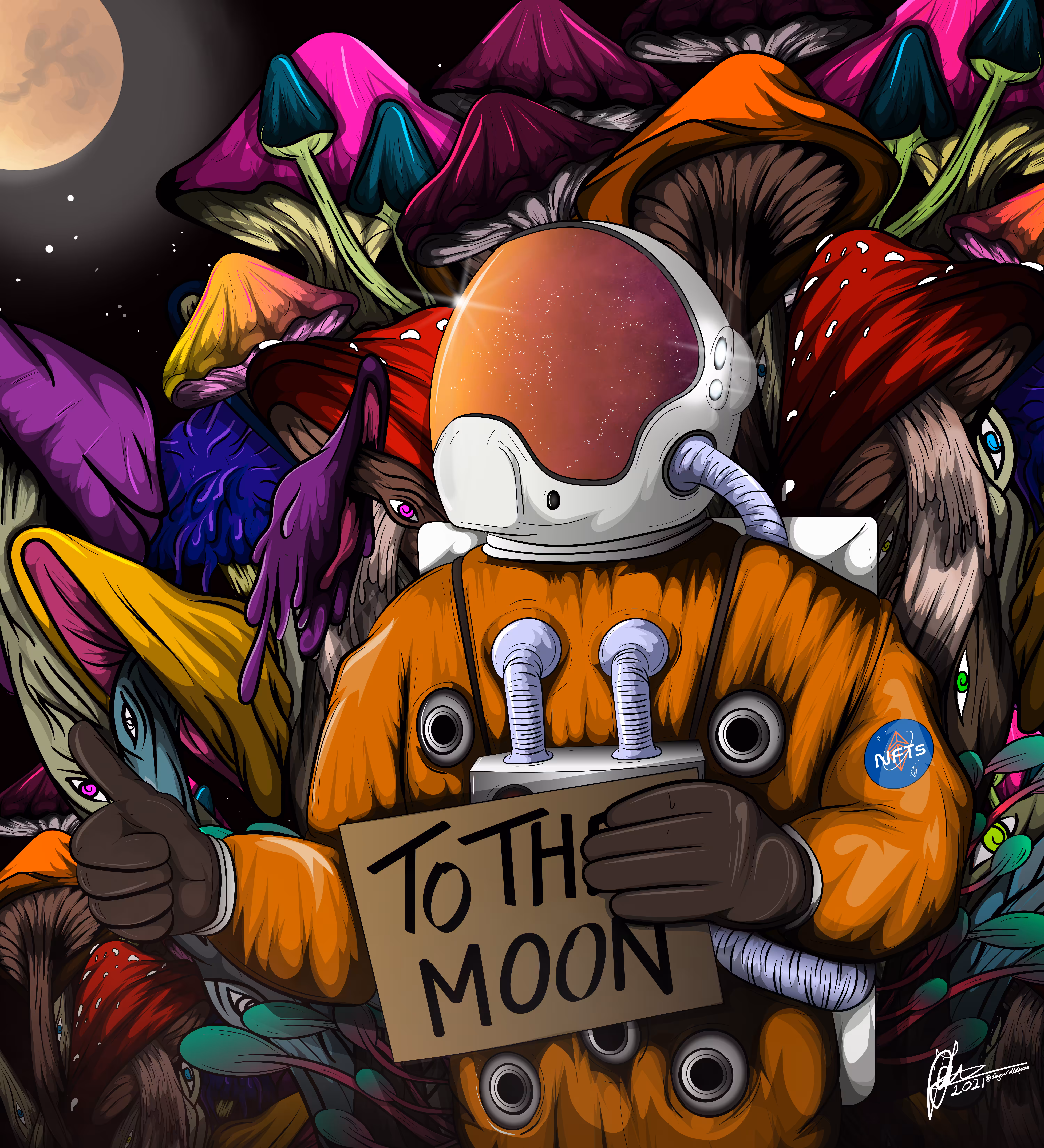 Hitchhiking To The Moon