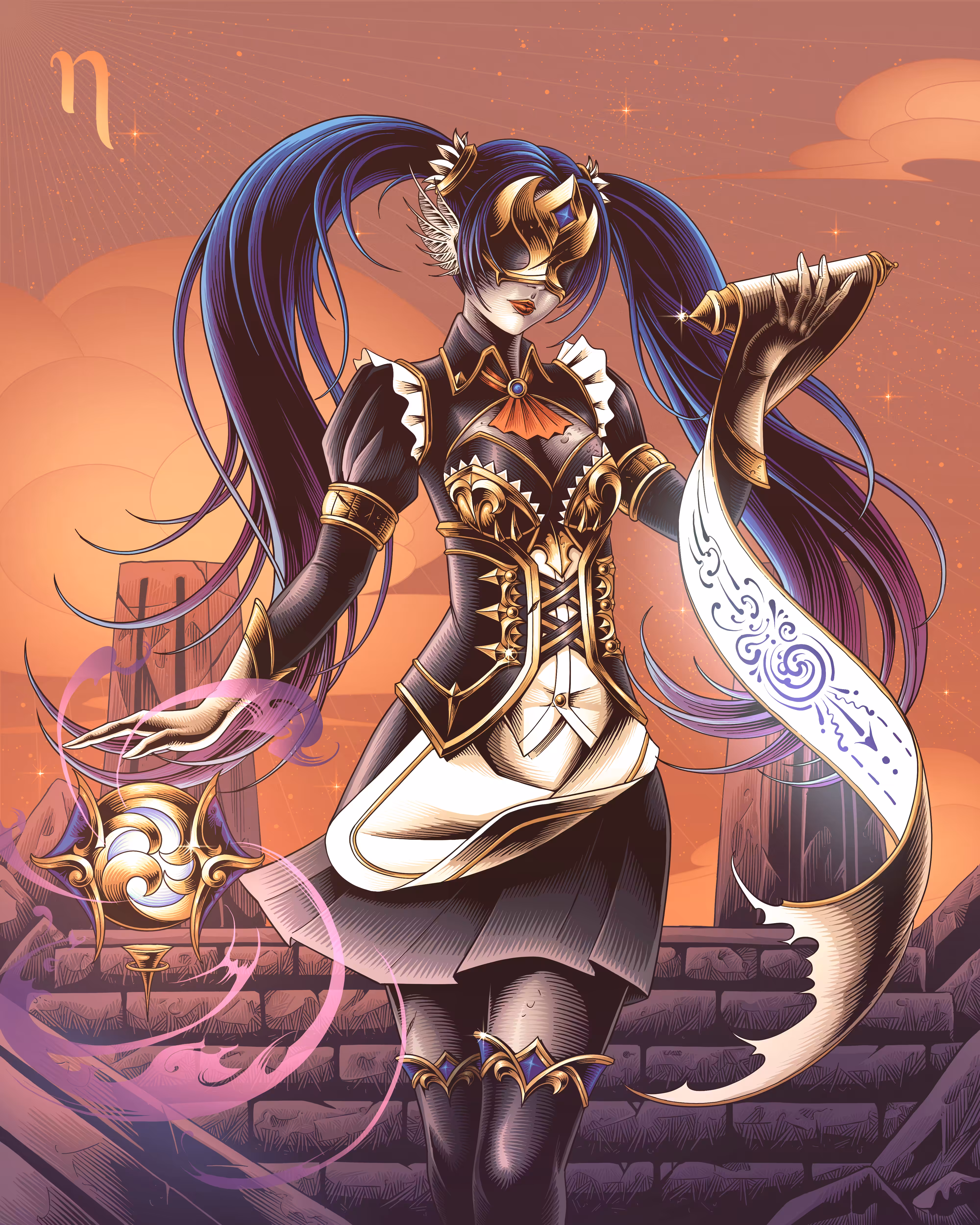 η | Eta the Sorceress Maid