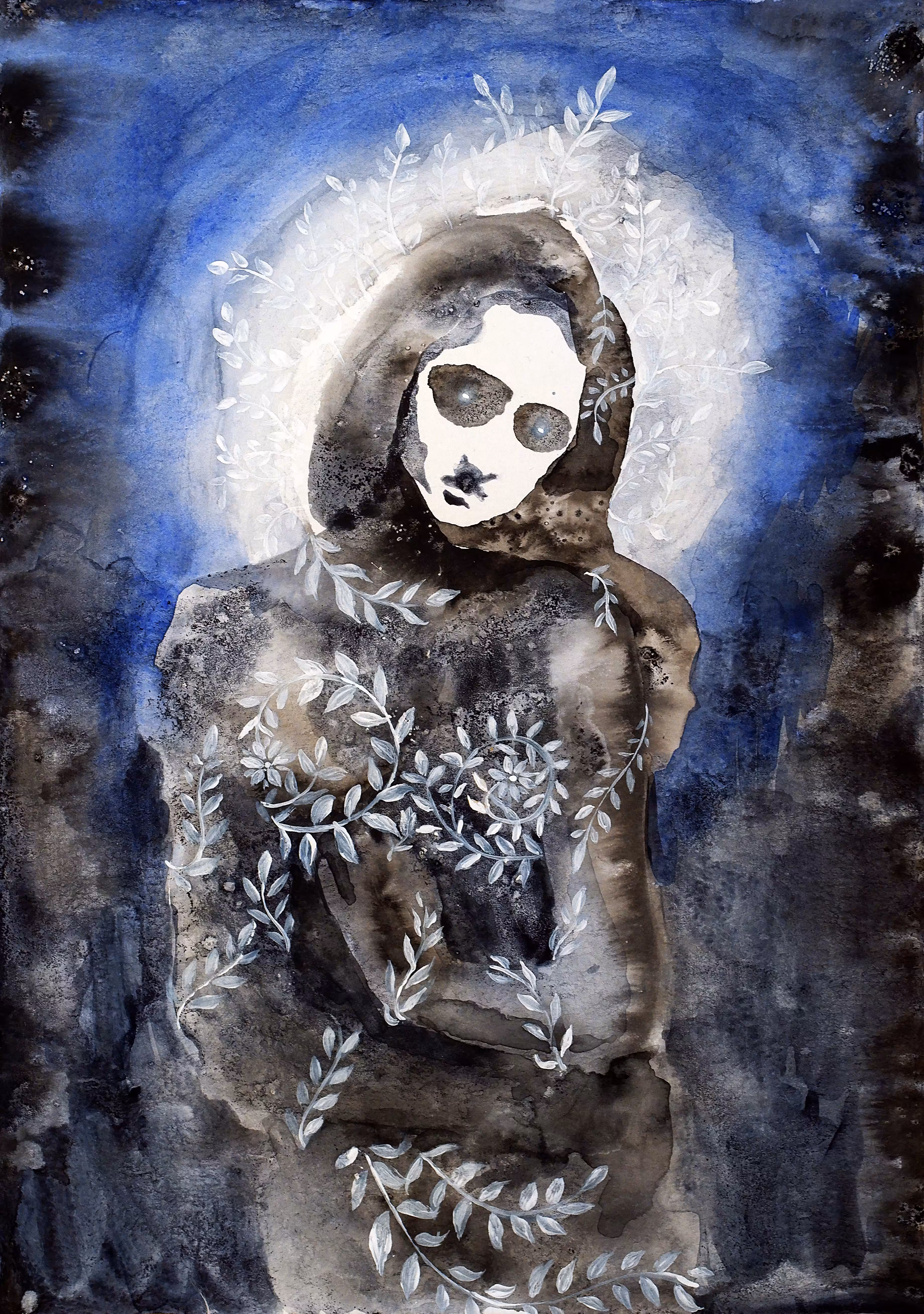 Pallas on blue