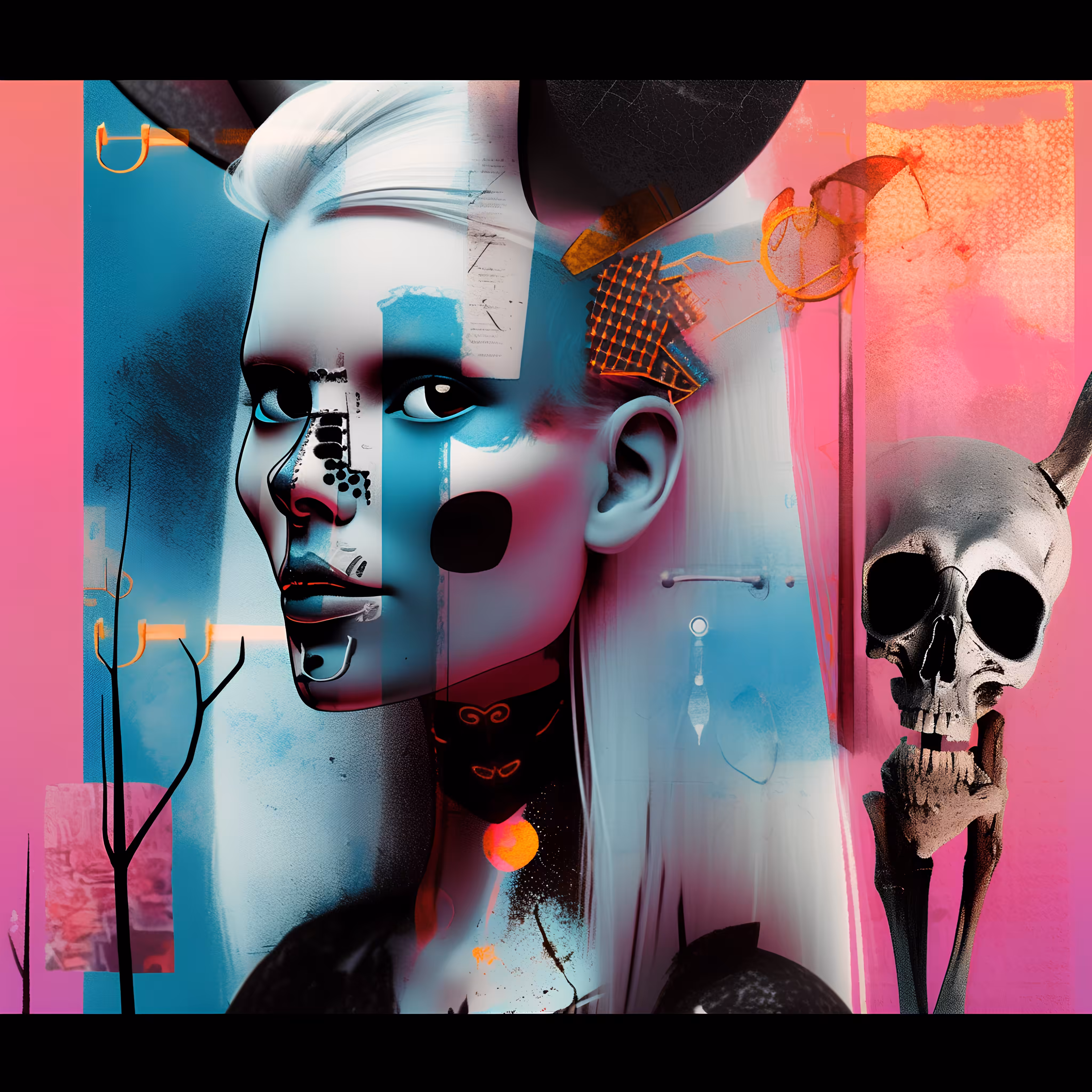 Skull Collage #2