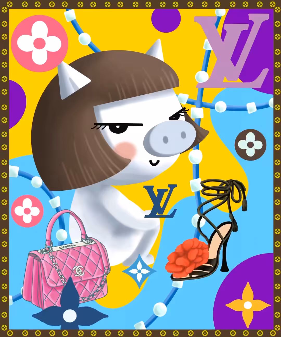 E-jacca_NFT_The Birth of PiggyPing