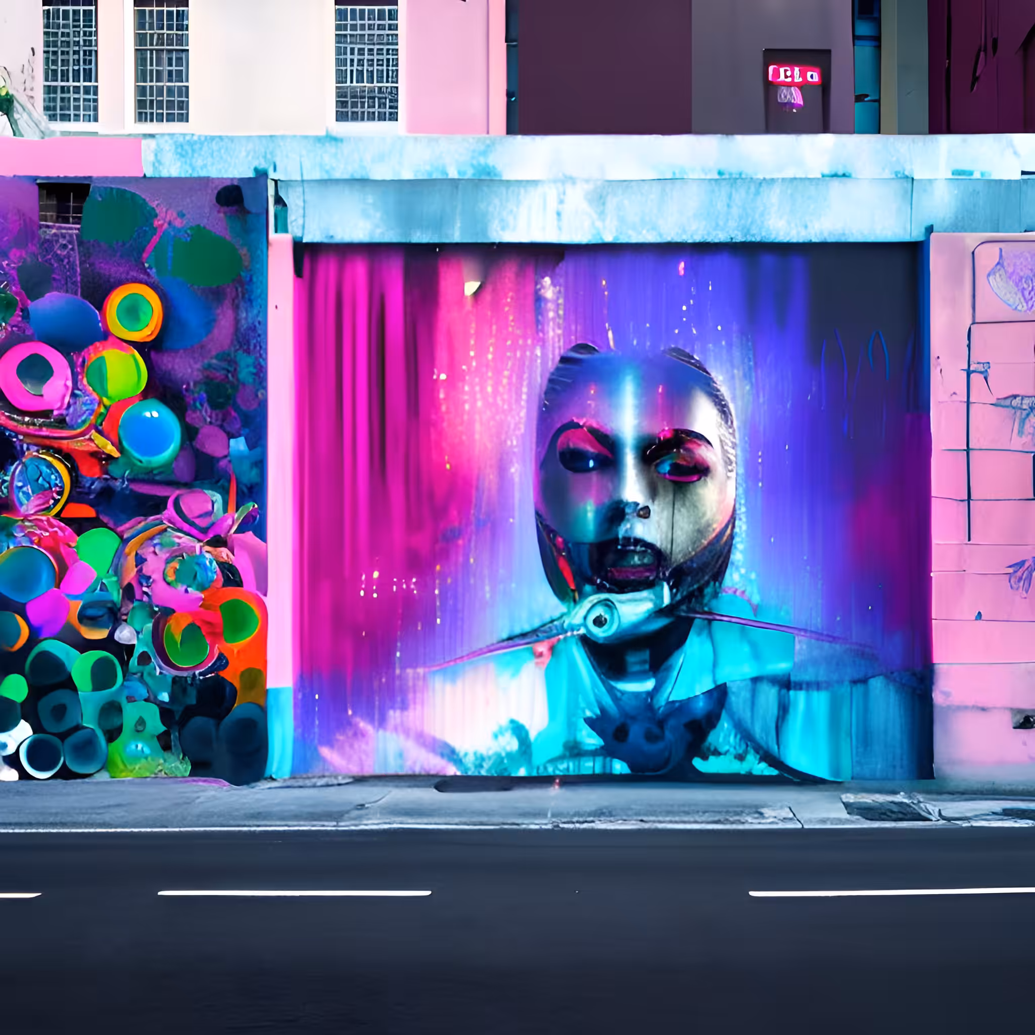 Neon Art: Trapped in Street Art