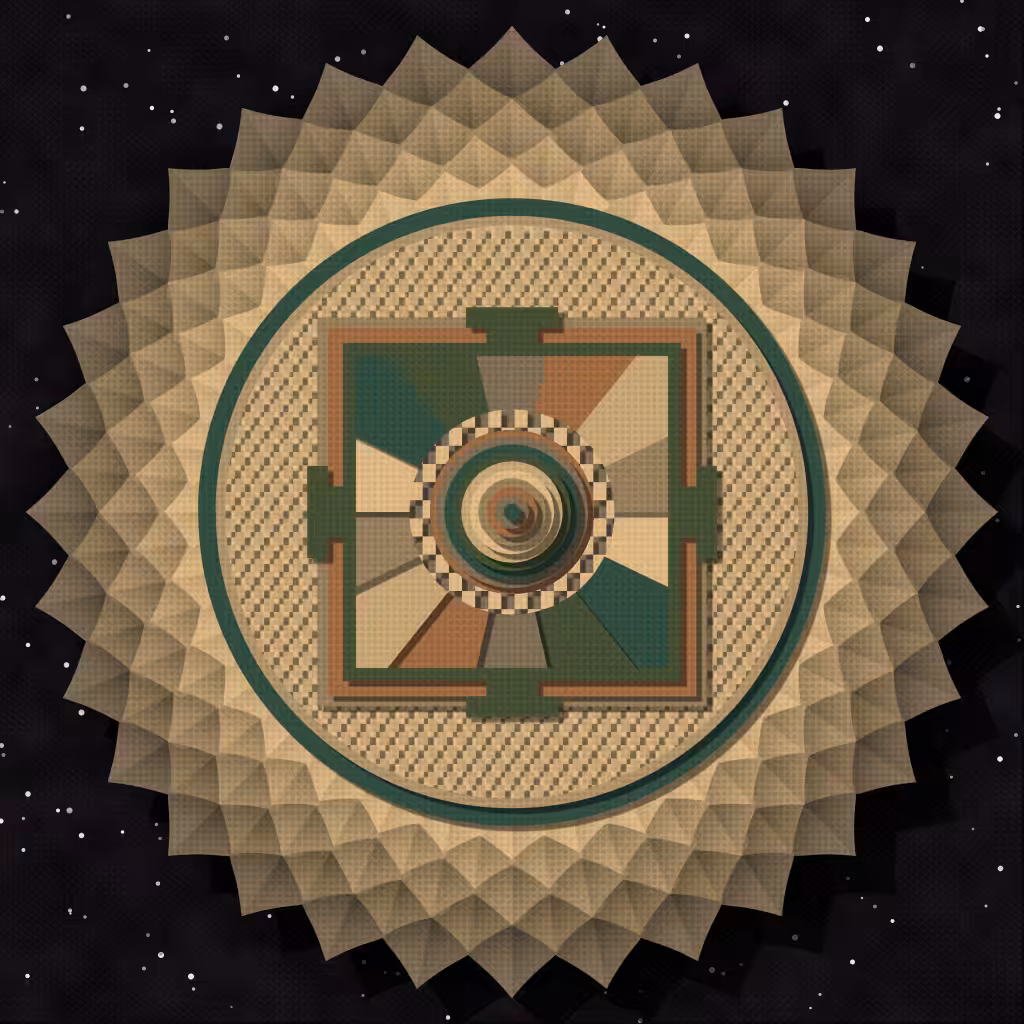 Paper Mandala #384
