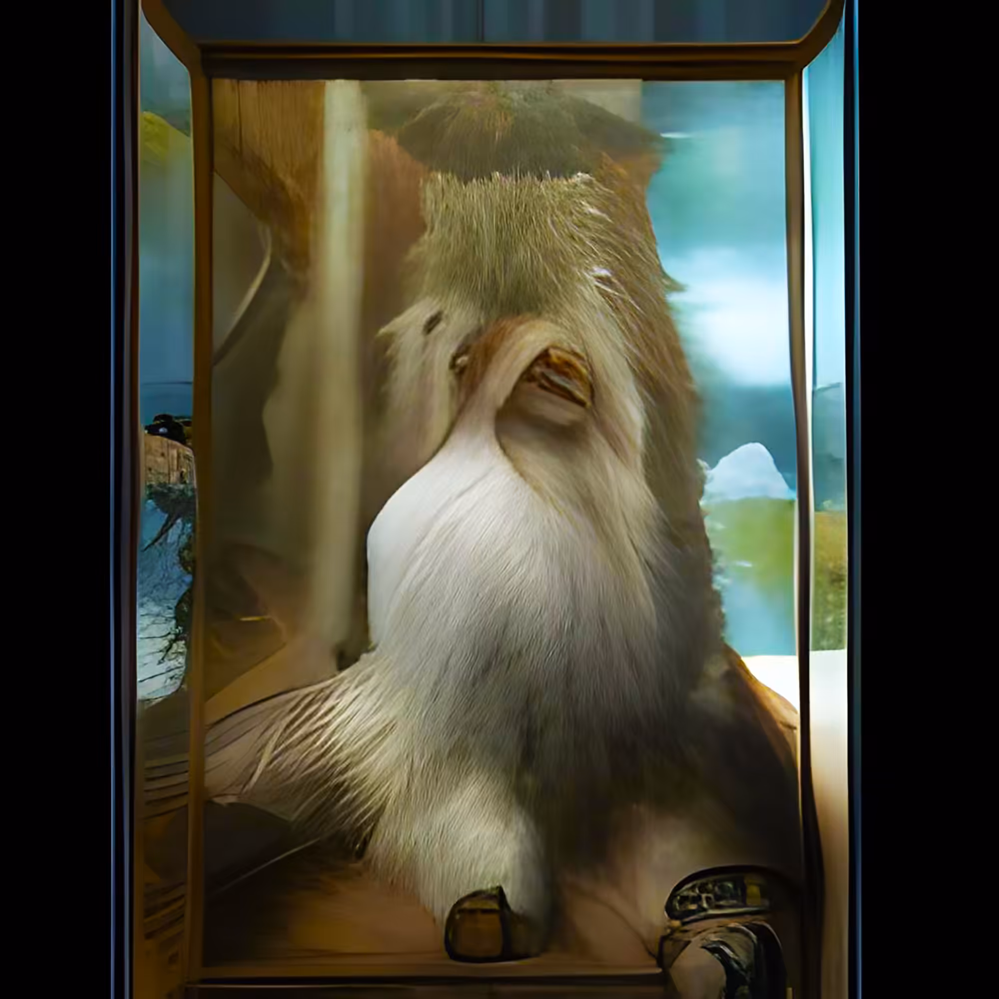 Deposed Sasquatch King in Solitary Confinement