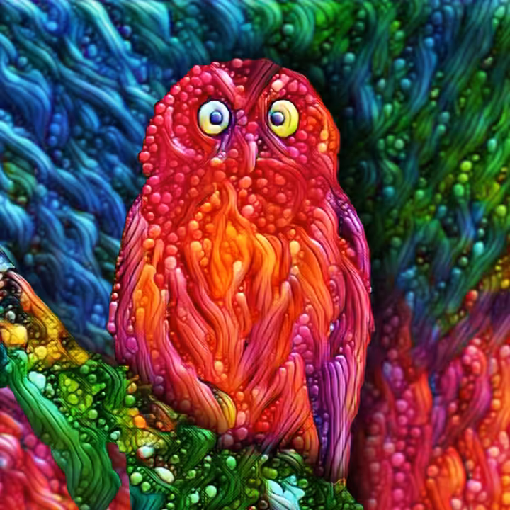 #4 (Owl)The Rainbow birds