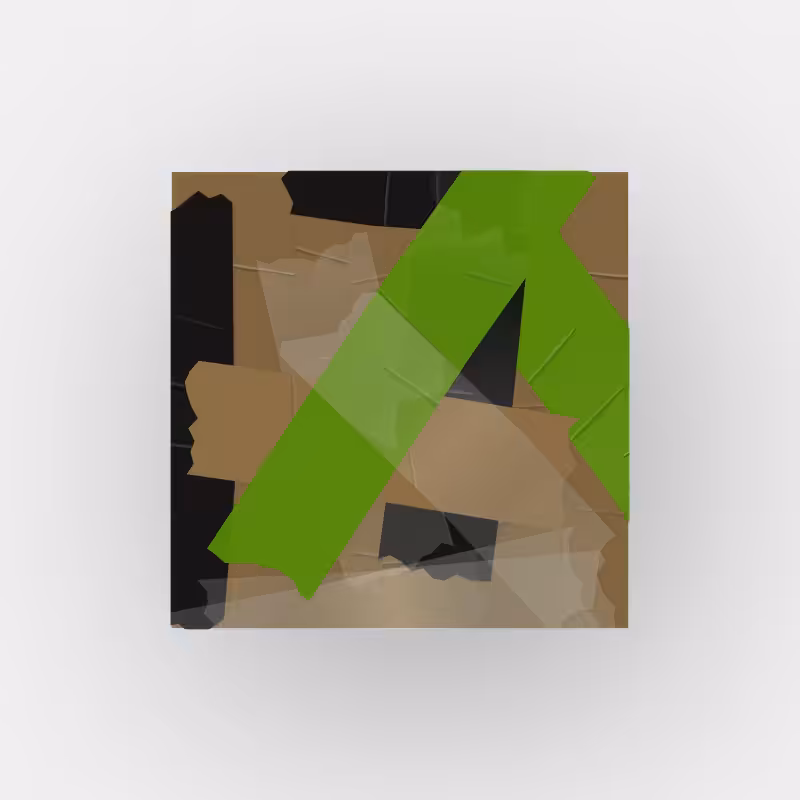 Tape abstract painting 001 #11