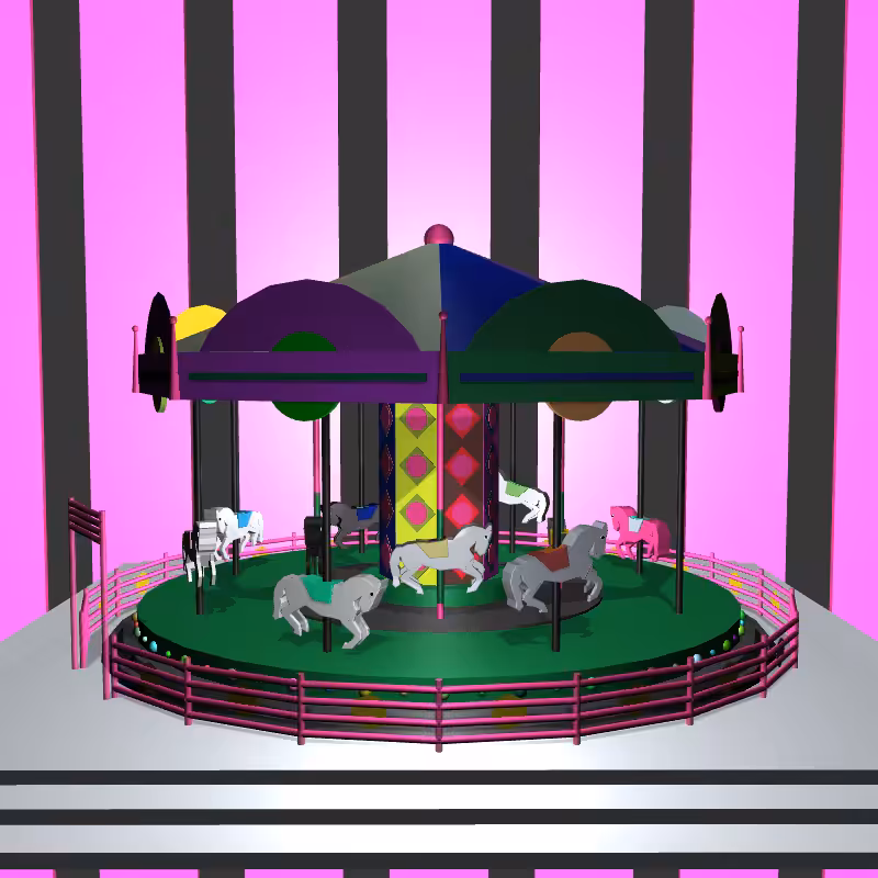 “Uncle Run” Fun Park: Carousel  #6