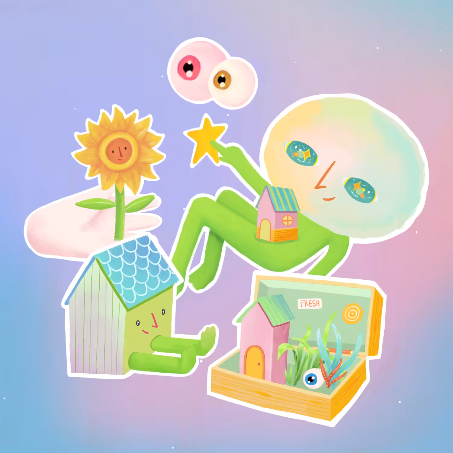 "Slow Life" Sticker Pack