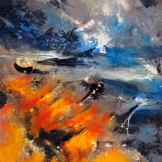 Sea on Fire by Ai