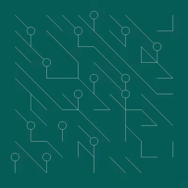 Generative Blueprint : Printed Circuit #9