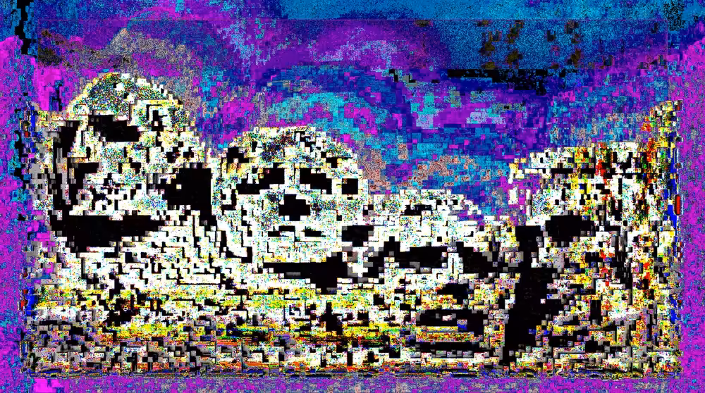 Voxelization of Mount Rush Moore