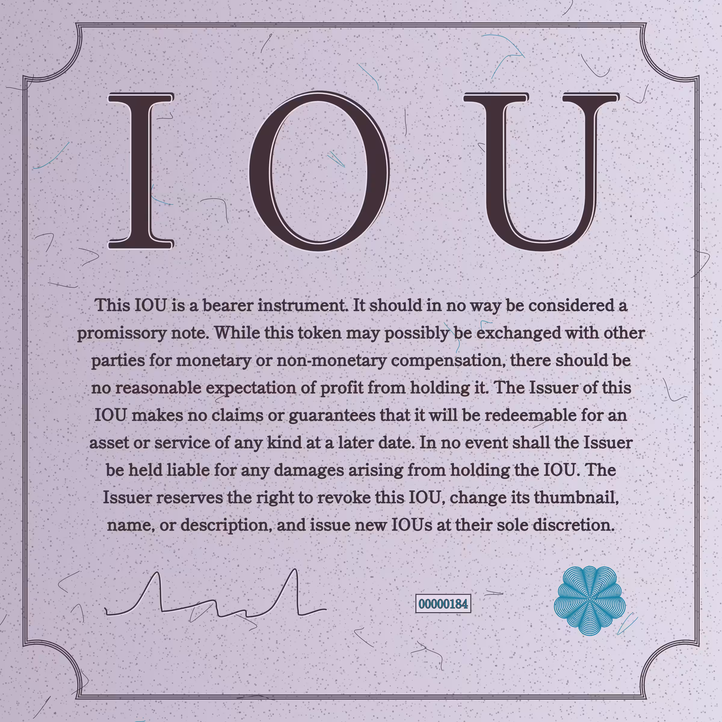 IOU #184