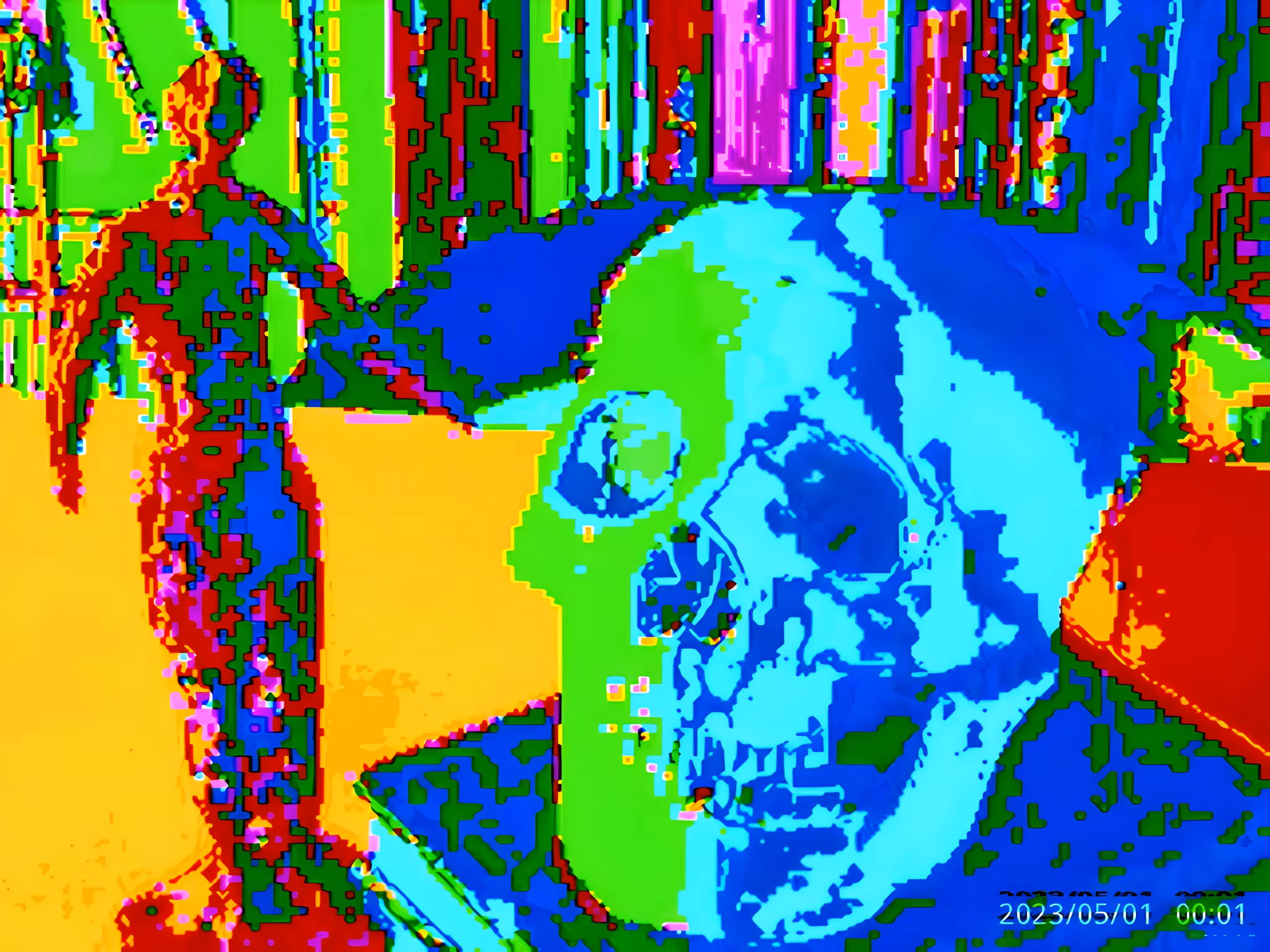 Warhol Glitchskull Nr. 3, Stilllife