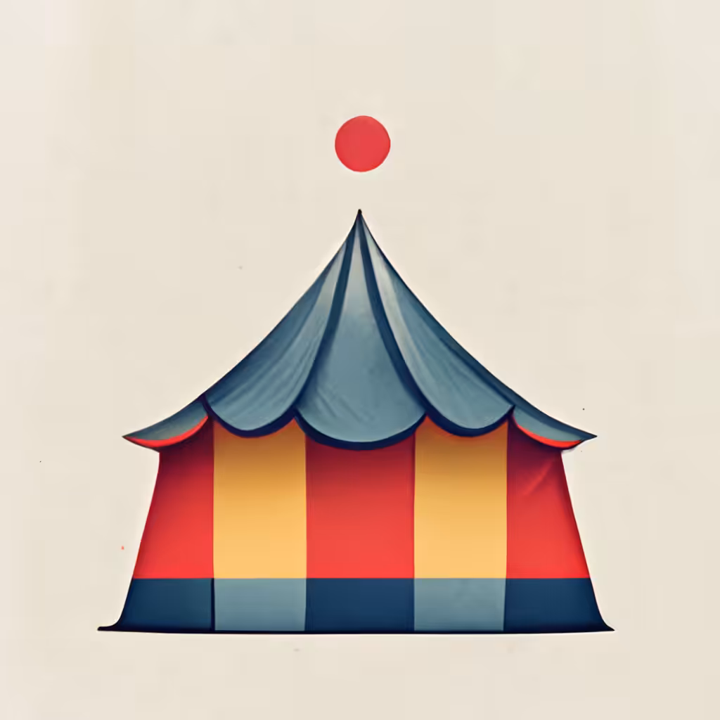 Circus Tent Red Dot
