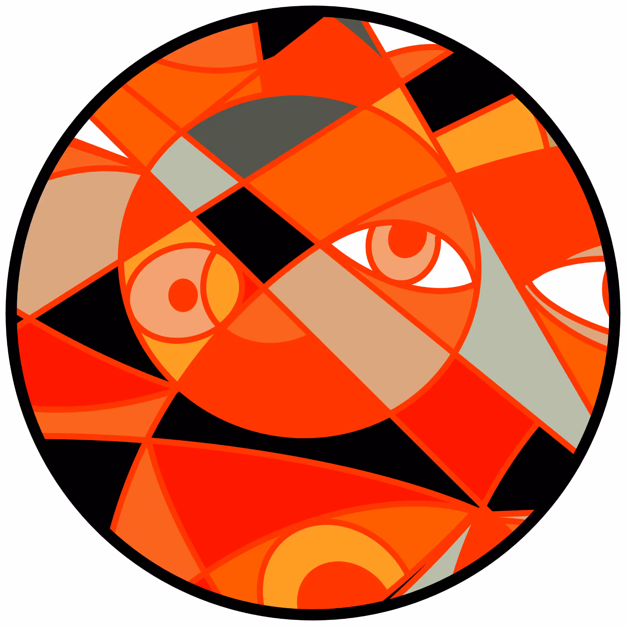Cubist Circle 155