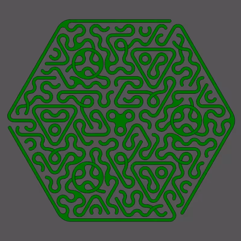 Threefold Symmetry - Dark Variations #30
