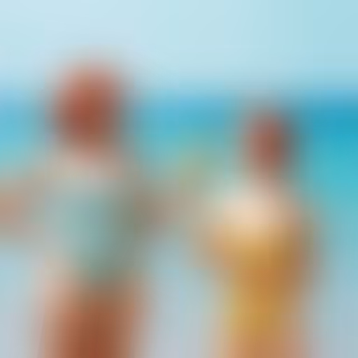 En Maillot de Bain: Nina et Albertine en maillot de bain