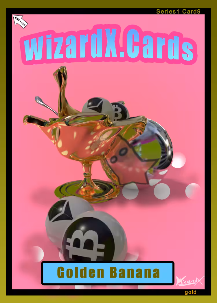Golden Banana Gold Variant, Series 1, Card 9