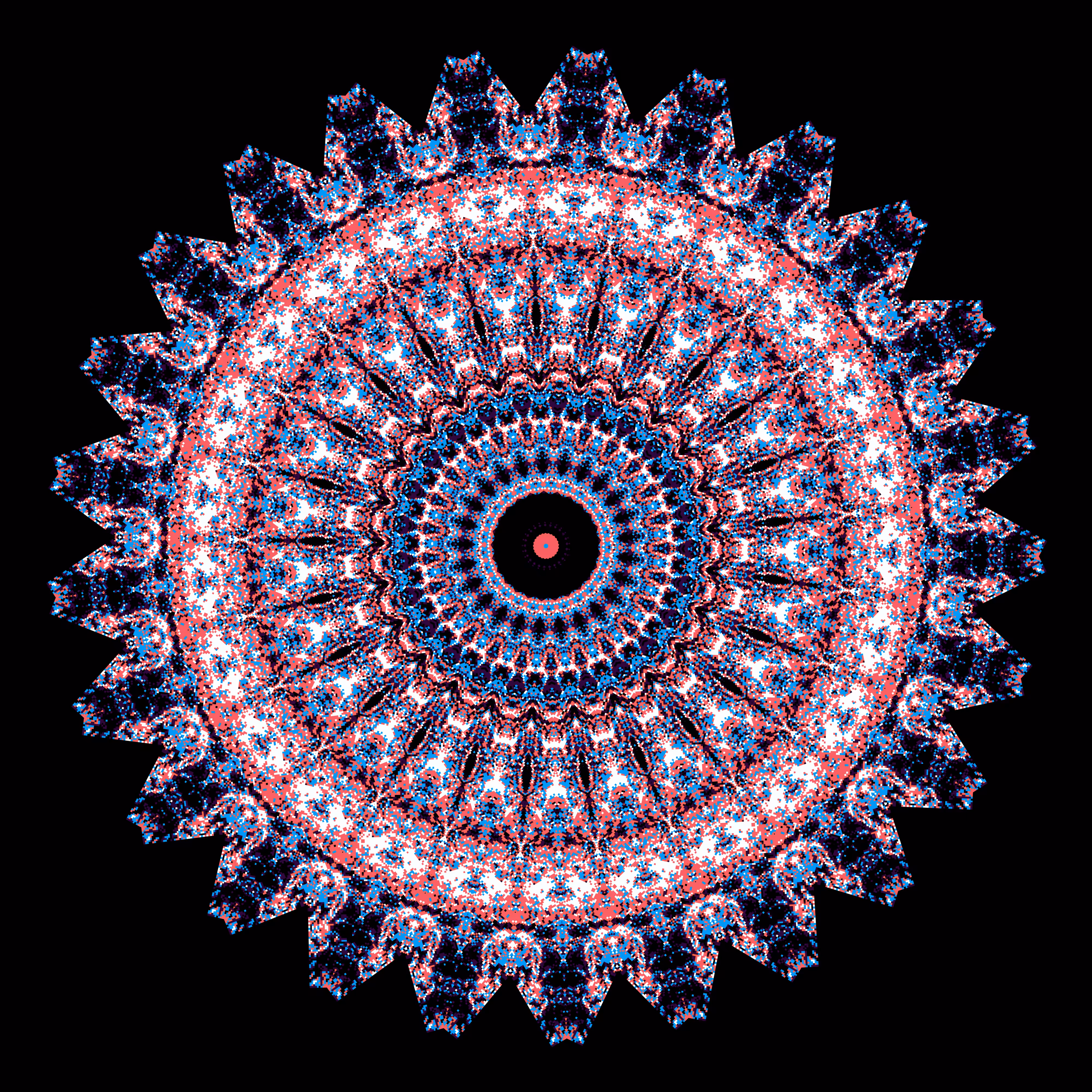 Pixel Mandala 001