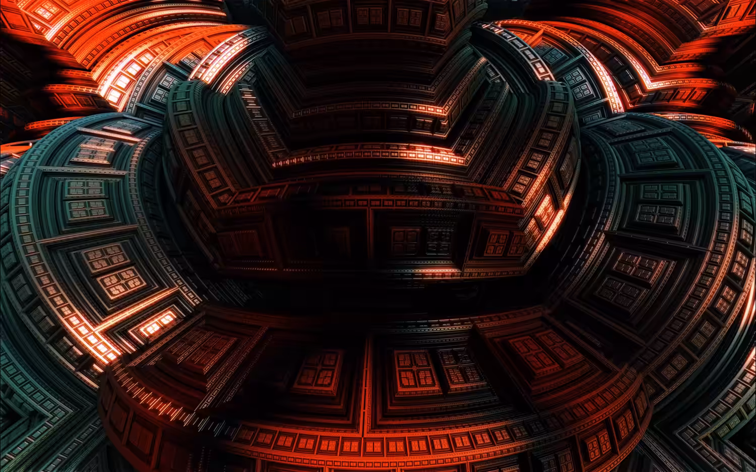 Dark Fractal Room