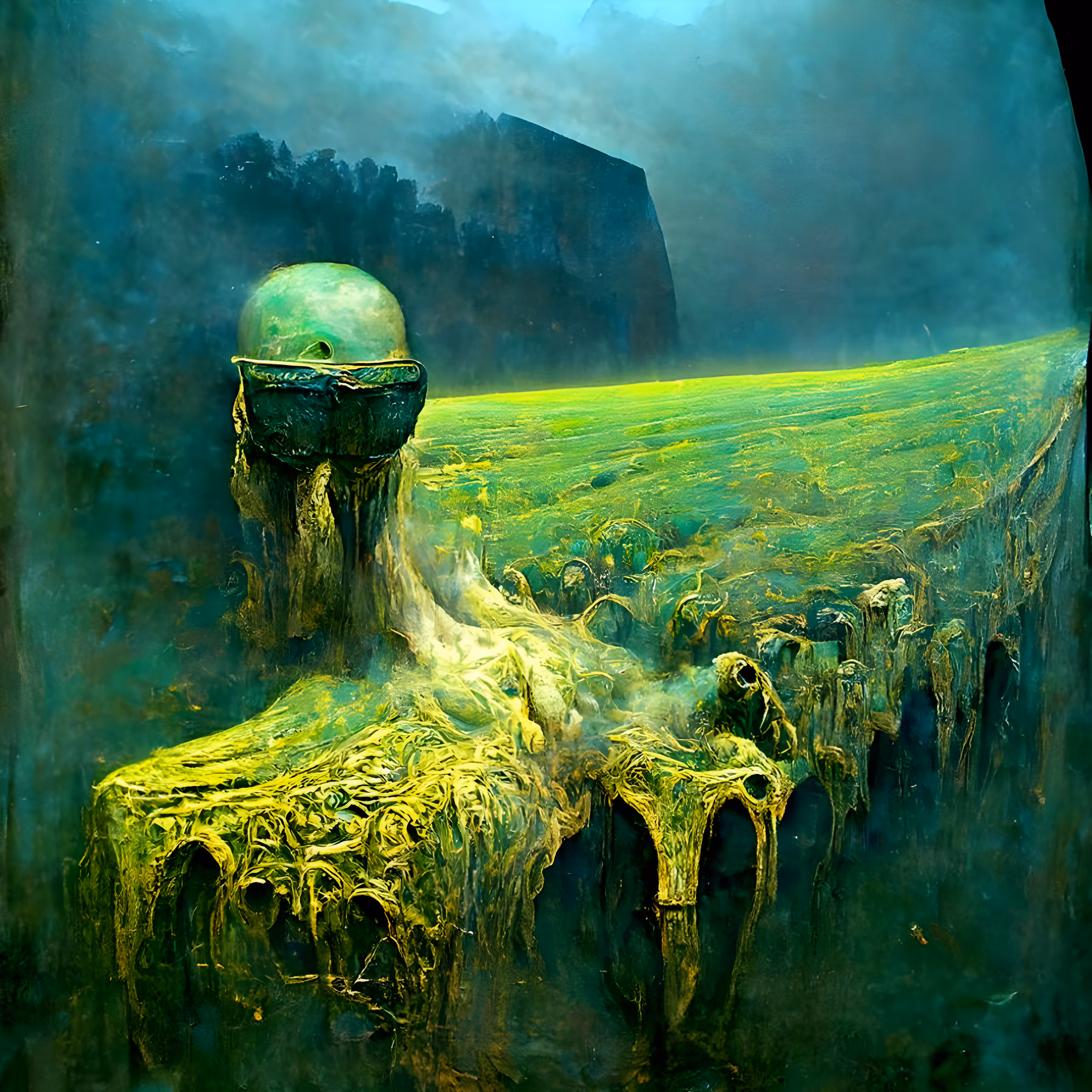 Sap Green 8K By Zdzisław Beksiński