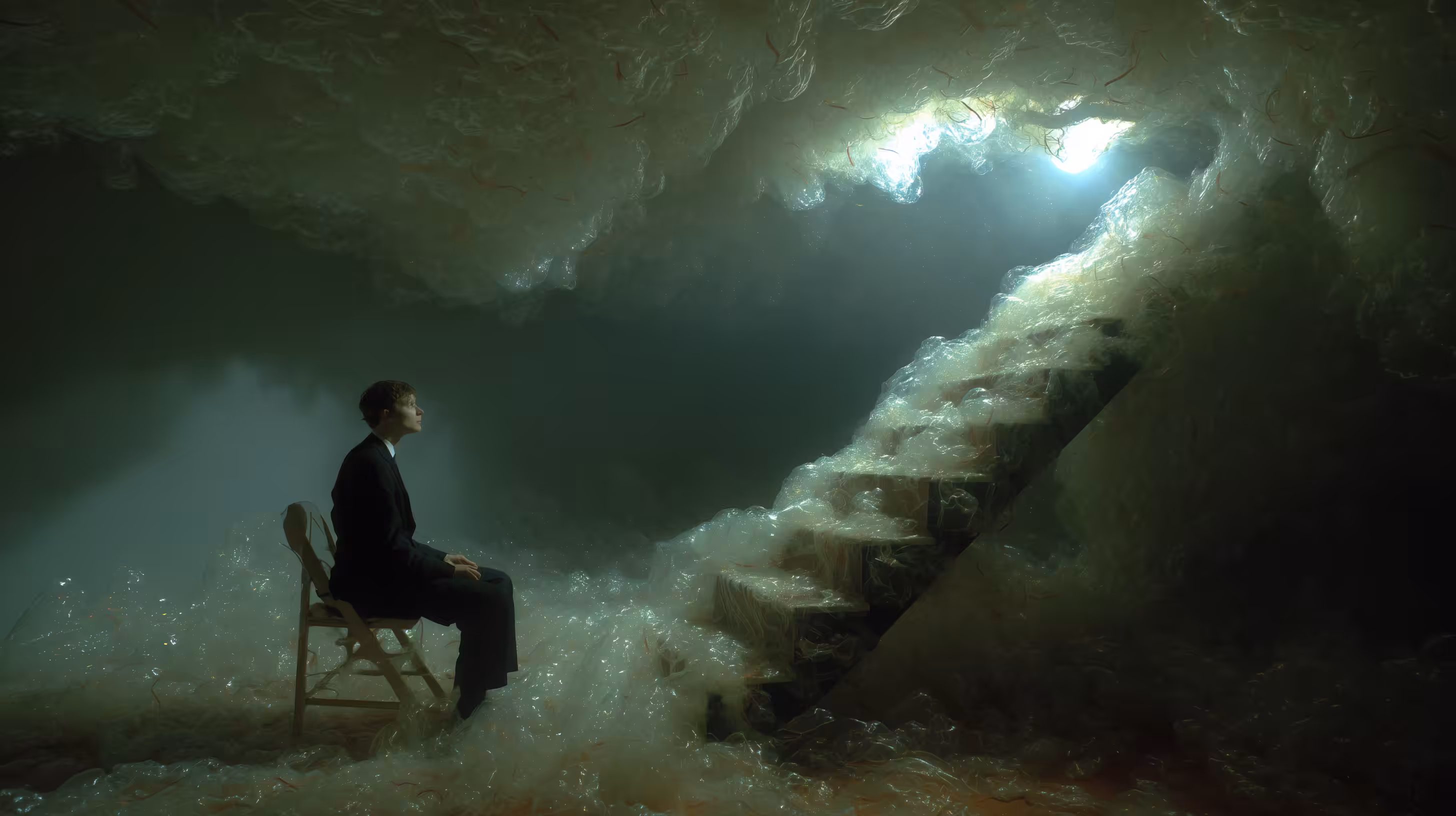 Dreams in Suspension: The Ascent Through Silence