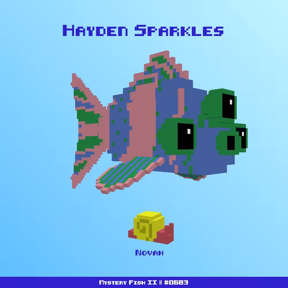 Hayden Sparkles :: Mystery Fish 0683/1000