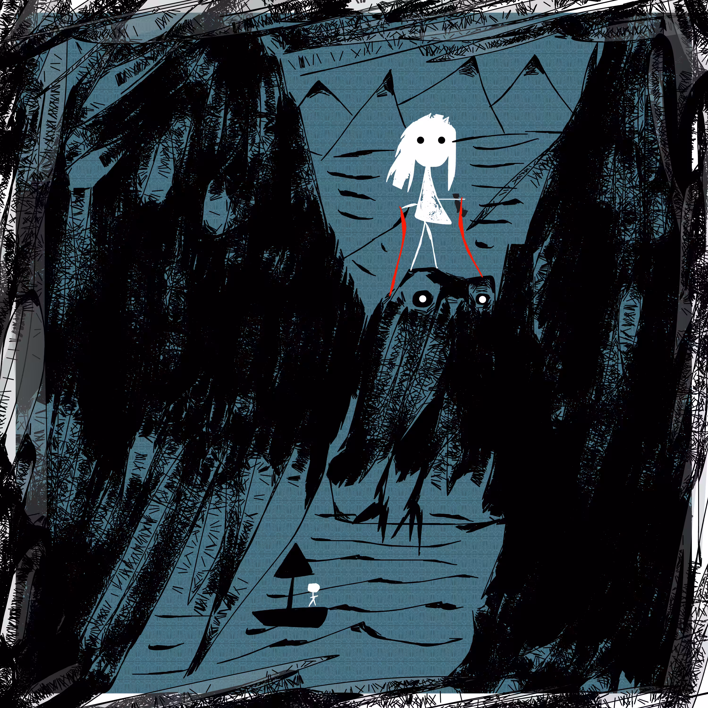 Girl On Bird