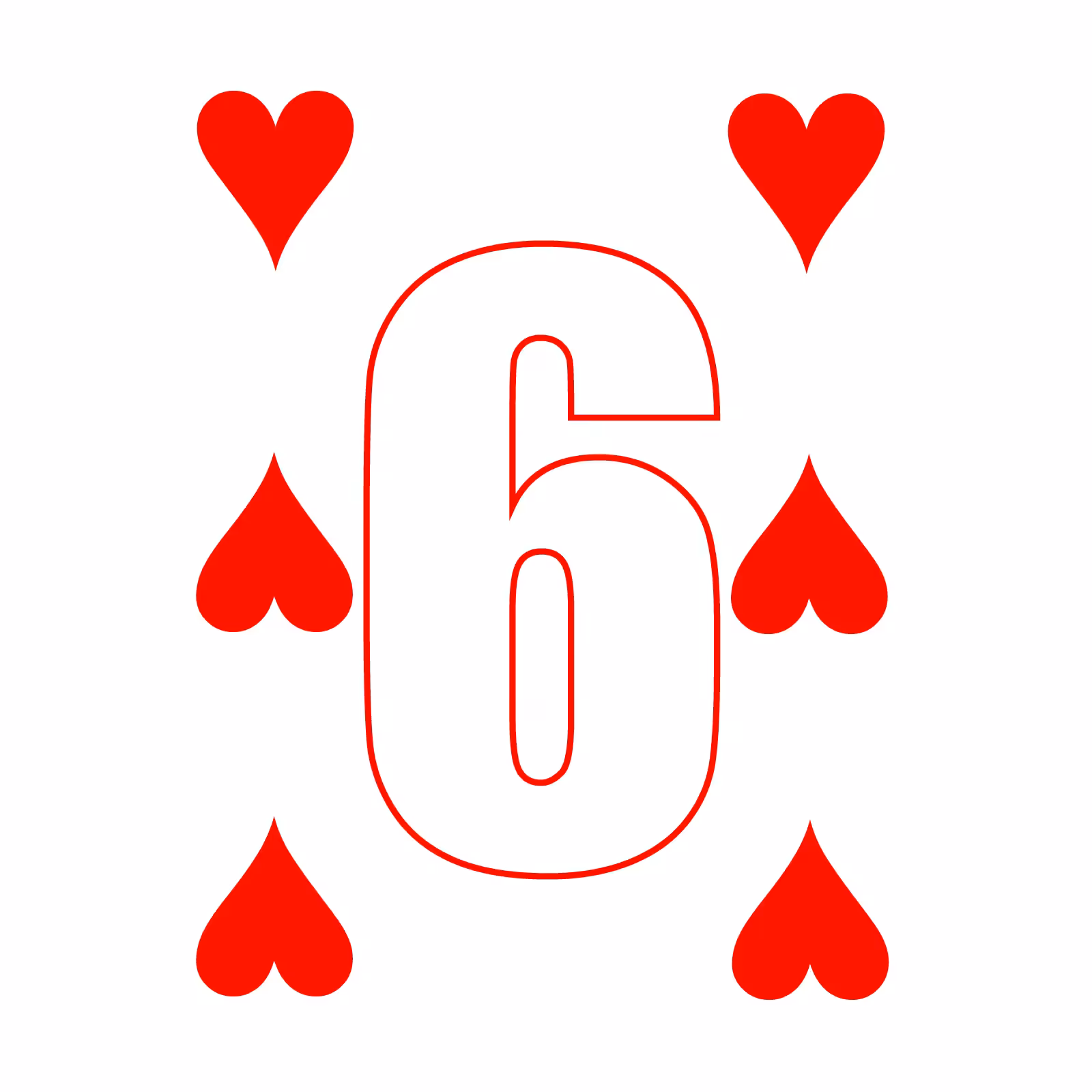Six of Hearts