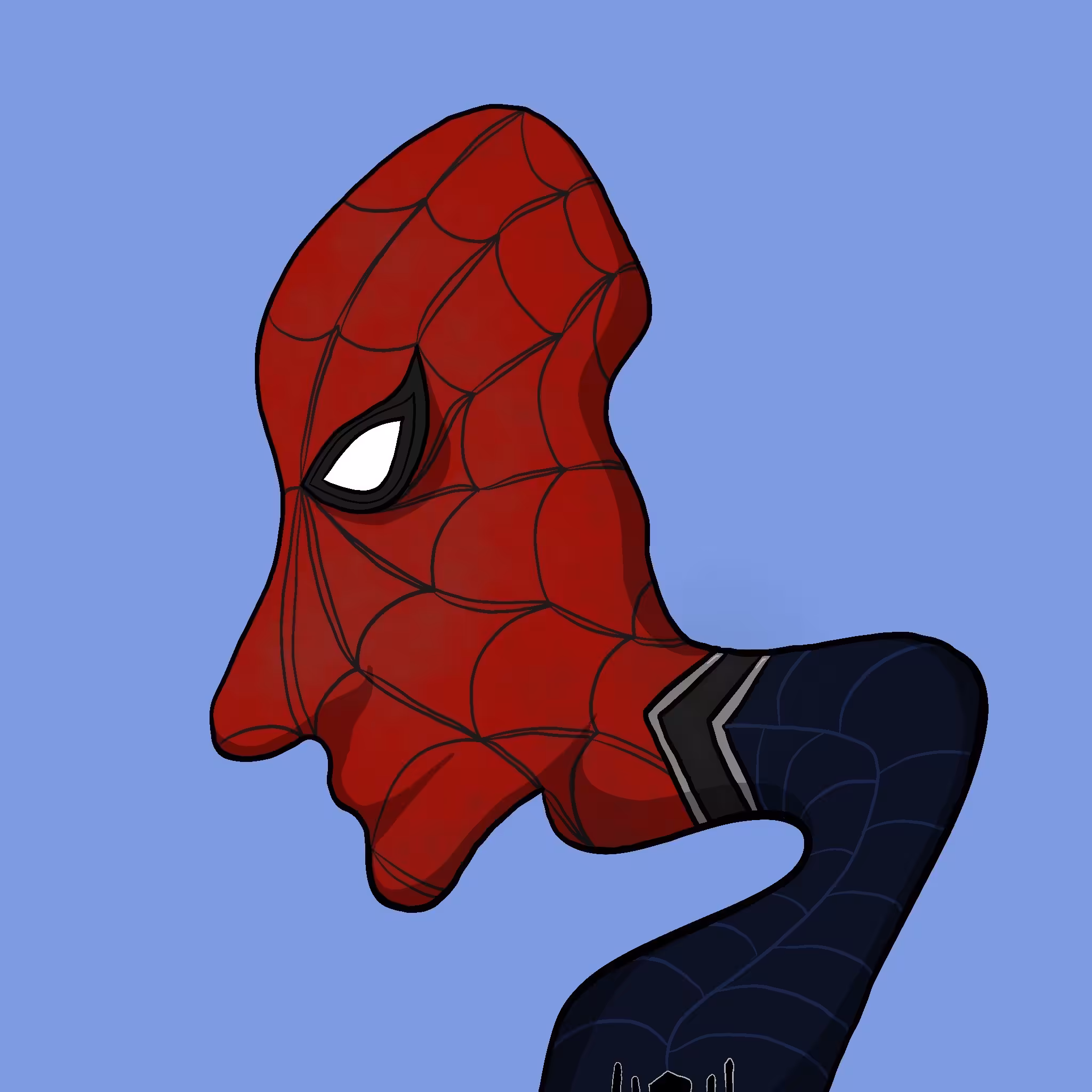 FAWKFACES: #25 Spidey Face 