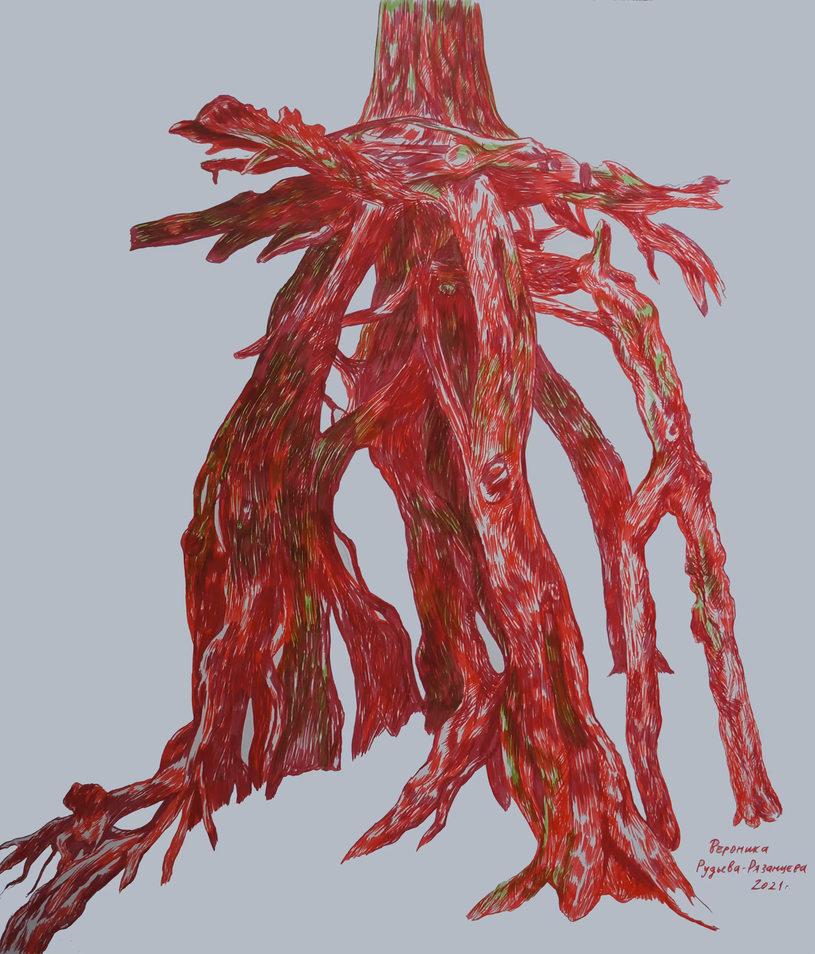 Red roots