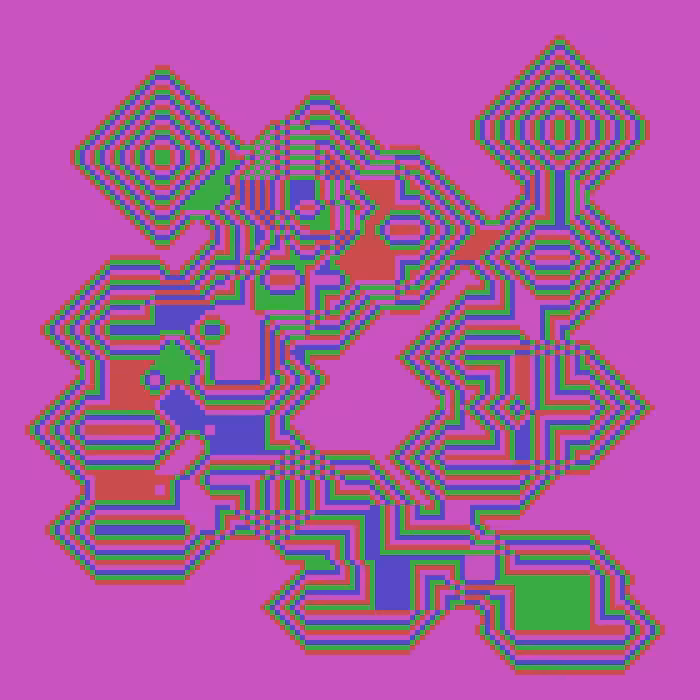 Superimposed Octagonal Pyramids #2