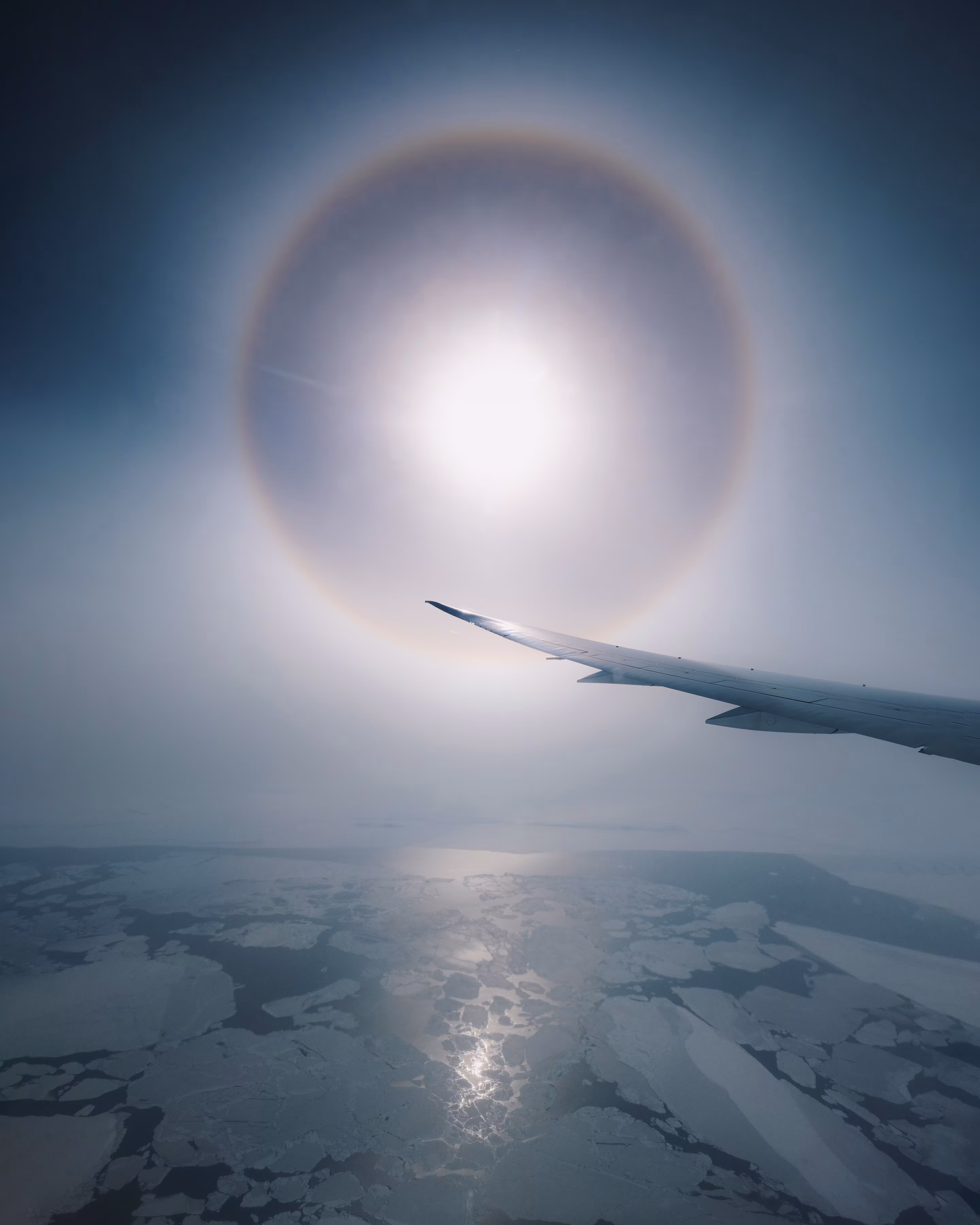 Antarctic Solar Halo
