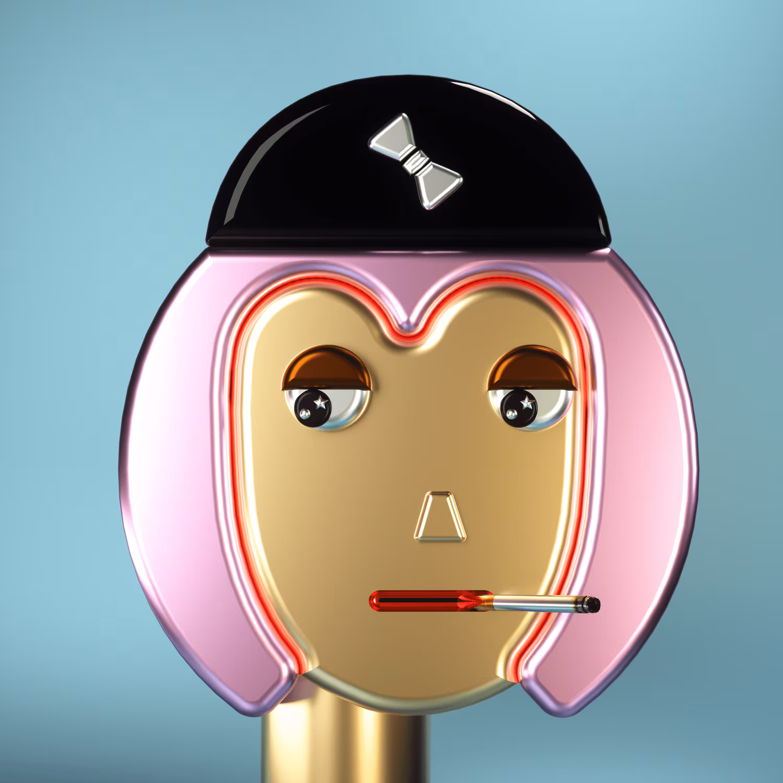 3D Chrome Punk #0322
