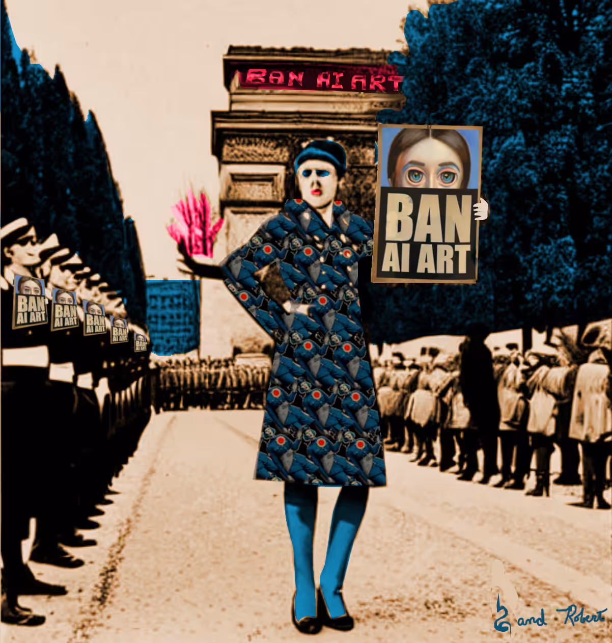 Join the #BanAi Art Movement: Remix of Robert Matheson