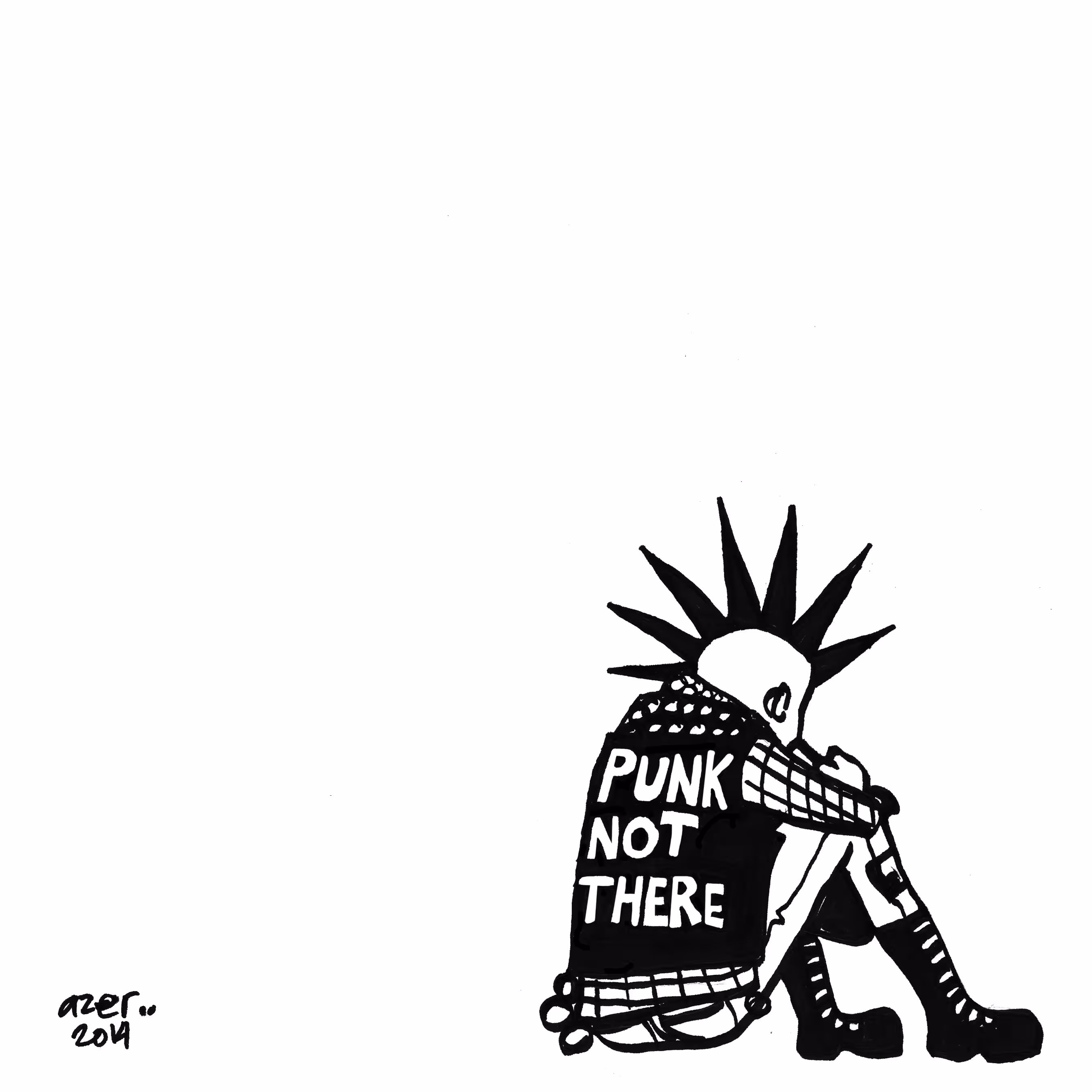 not there