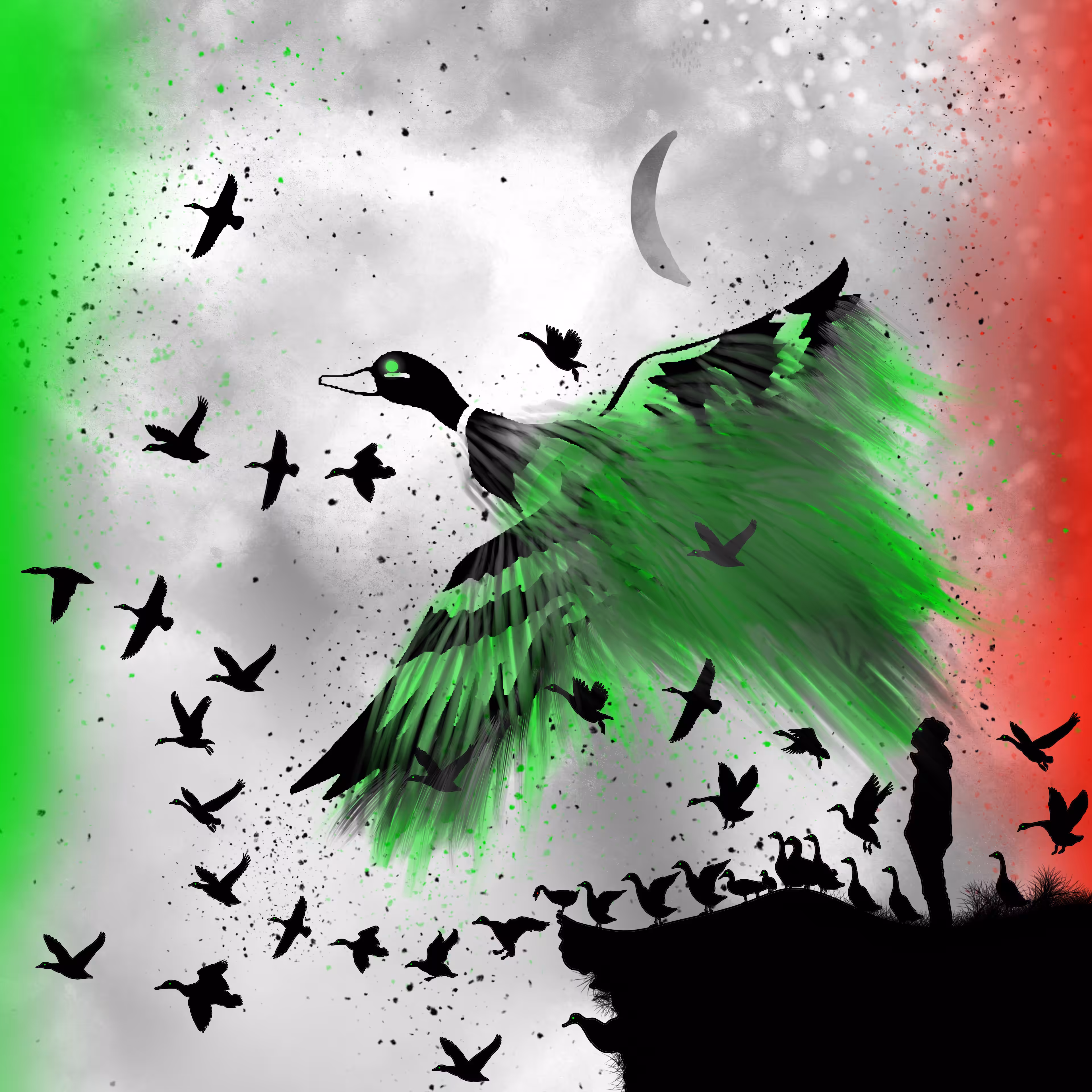 The flight 