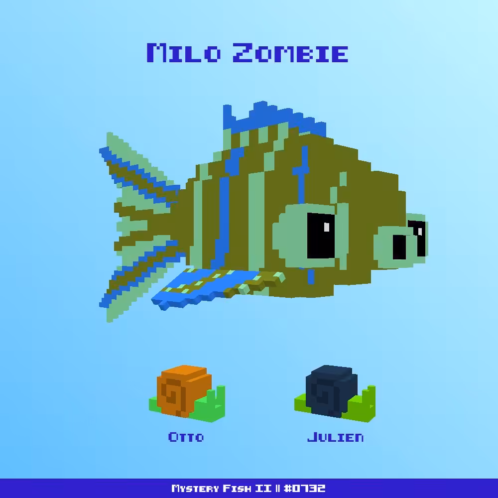 Milo Zombie :: Mystery Fish 0732/1000