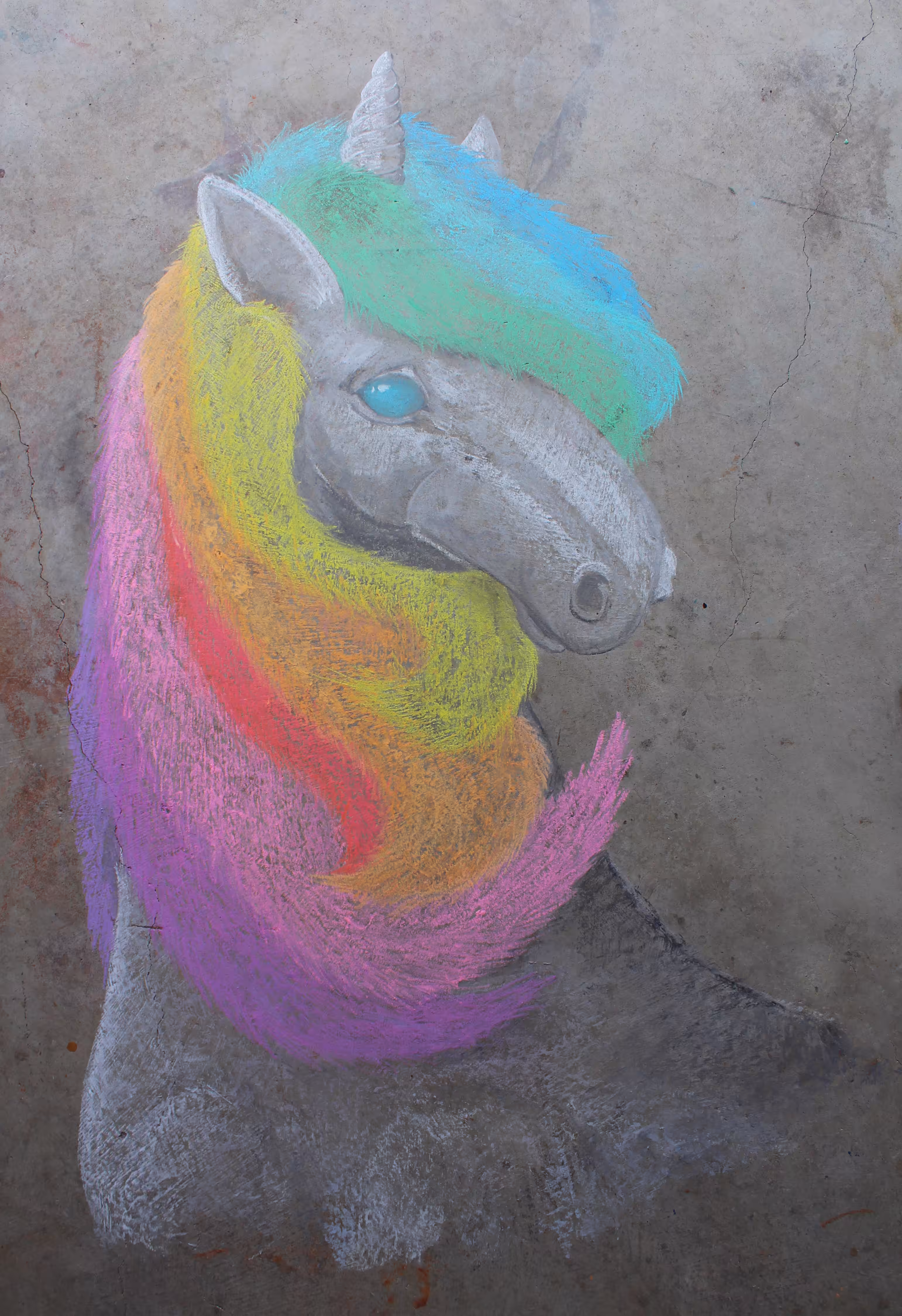 Chalk Series - Rainbow Unicorn