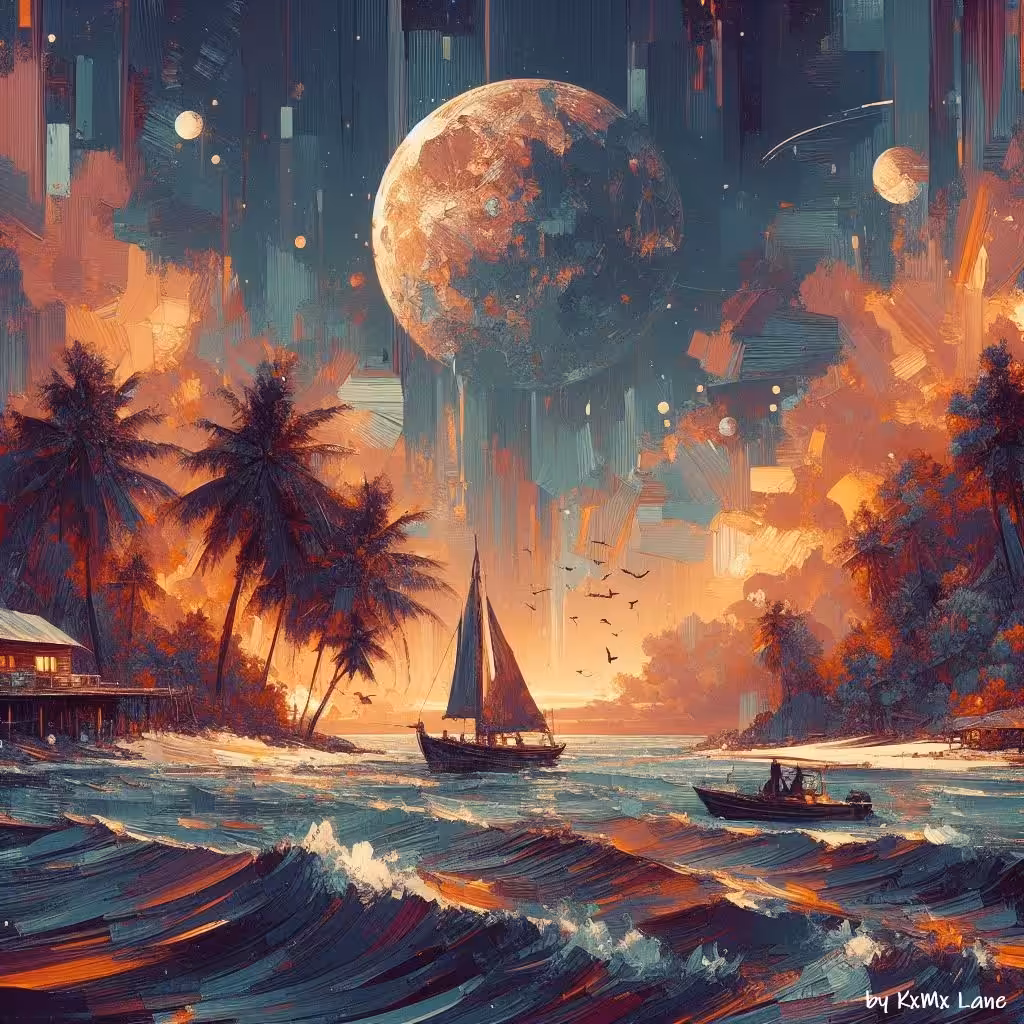 Blood Moon Boating