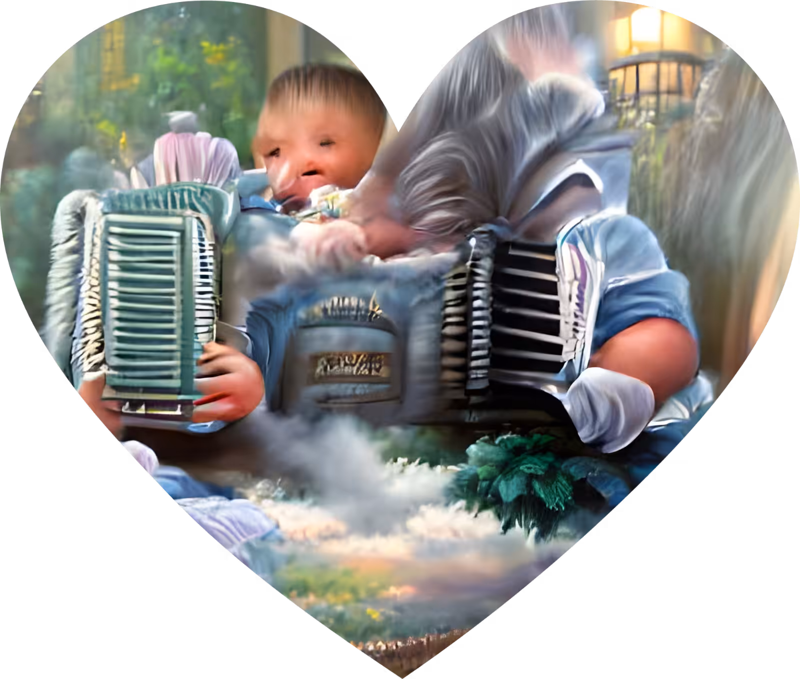 Baby & the accordion