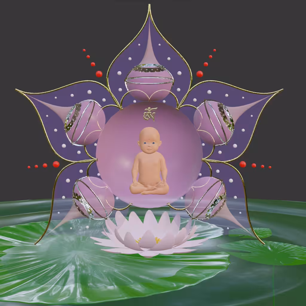 Little Buddha lotus-born