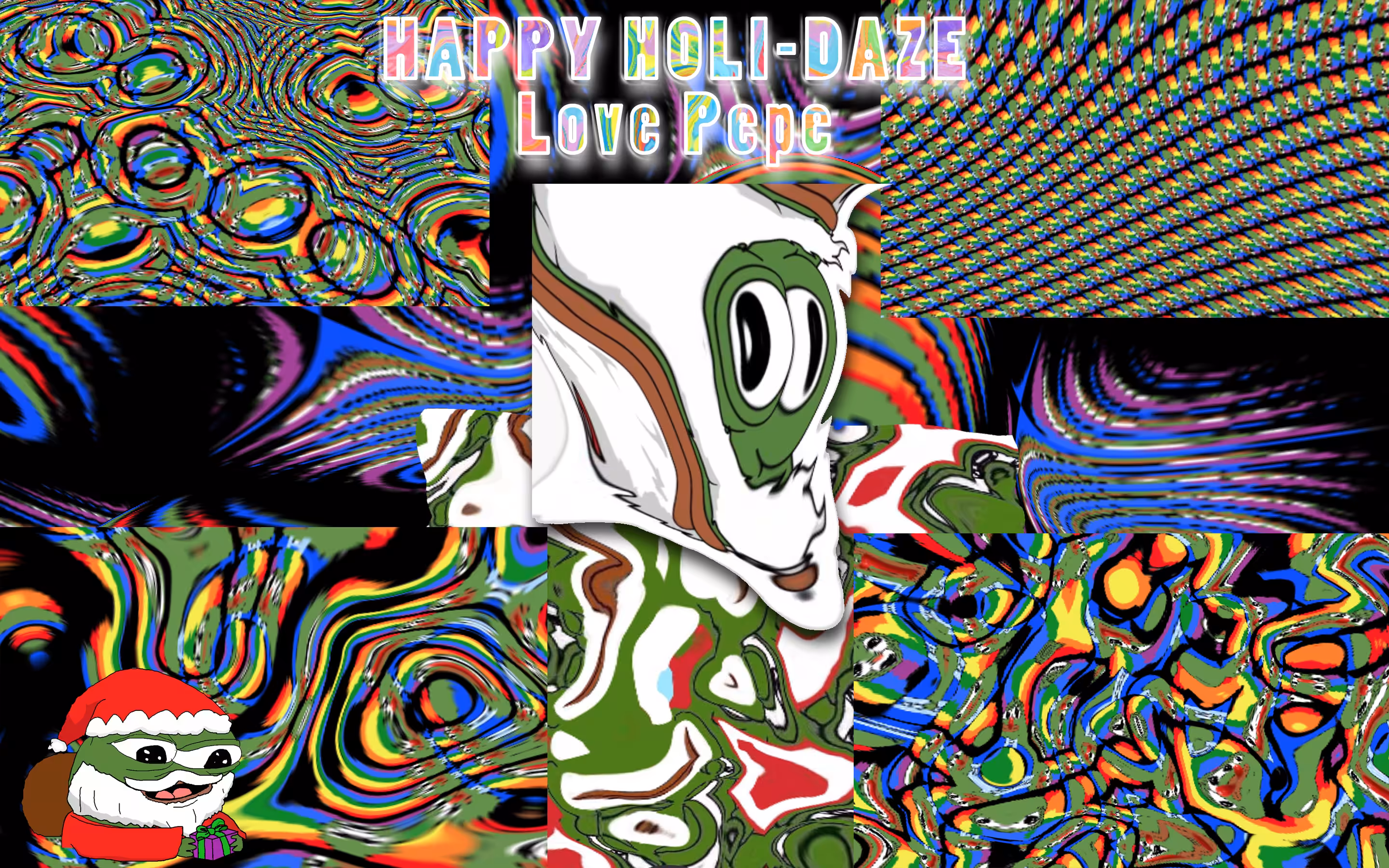 Happy Holidaze Ambiguous Intelligence (AI) Pepe