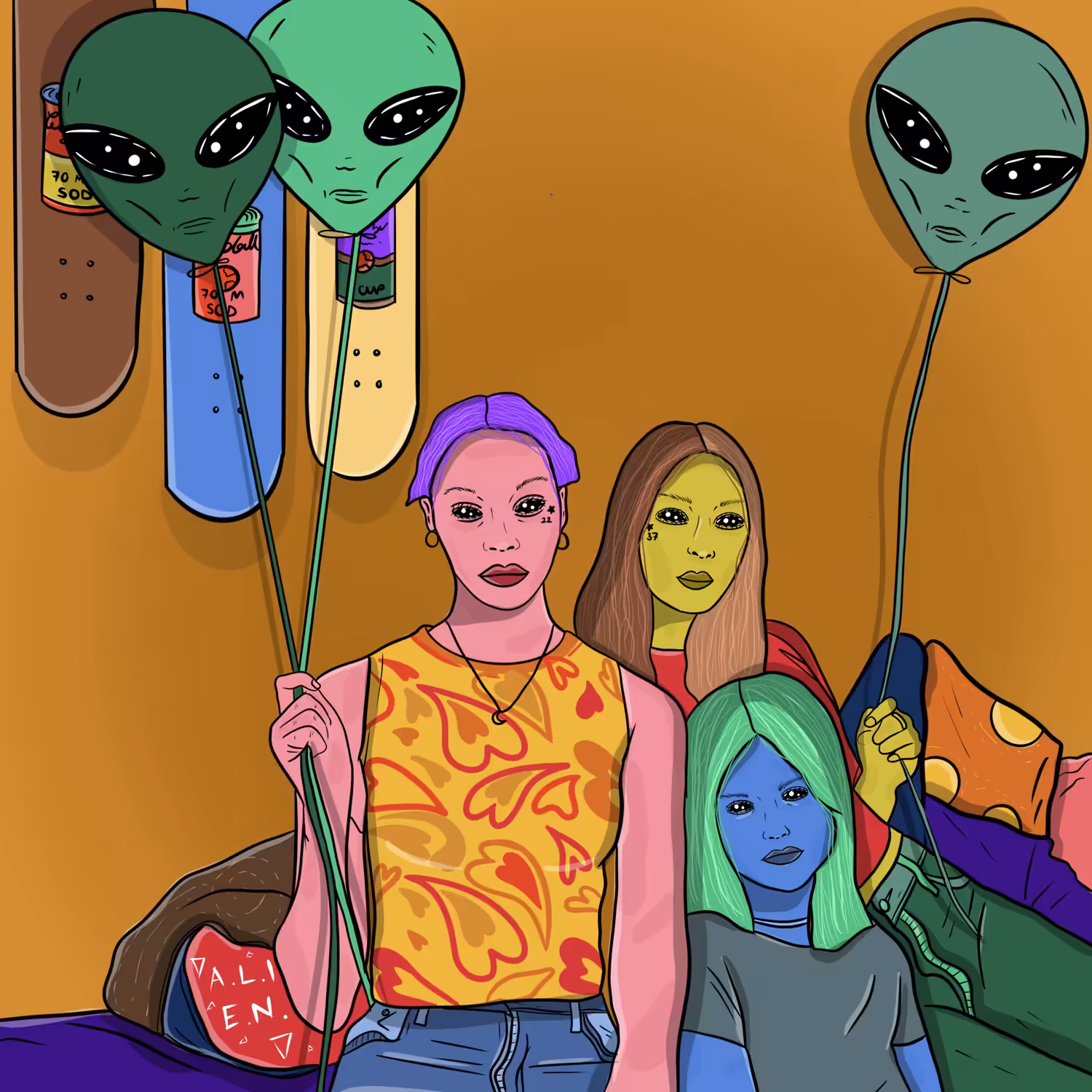 ALIEN BALLOONS!