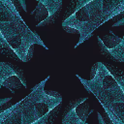 fractal leaf: worked edge