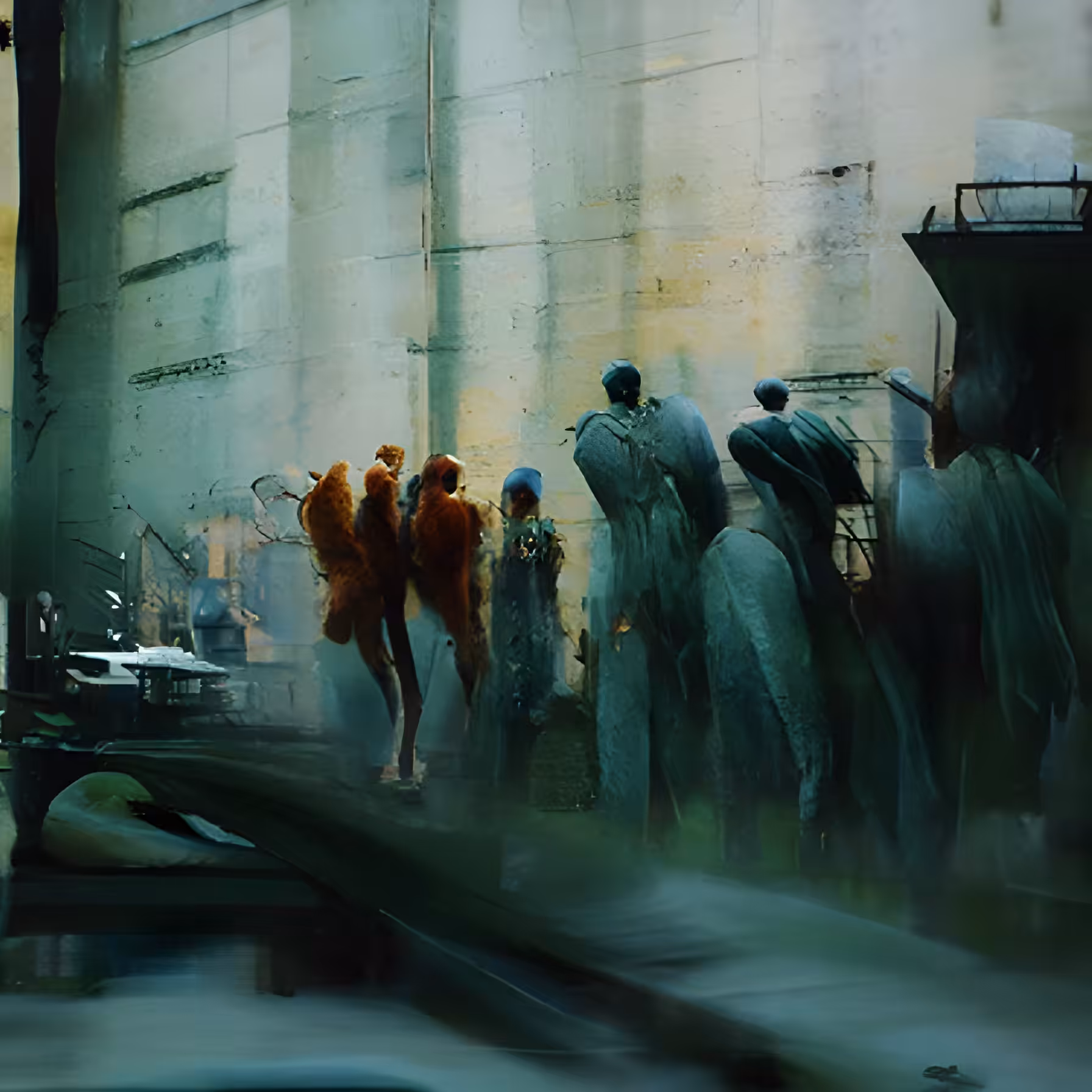 Ghosts Walking in a Concrete Jungle