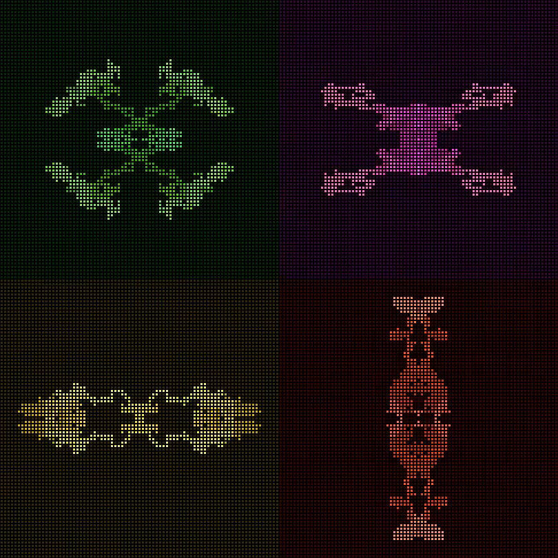 Dither Creatures 2x2 #94